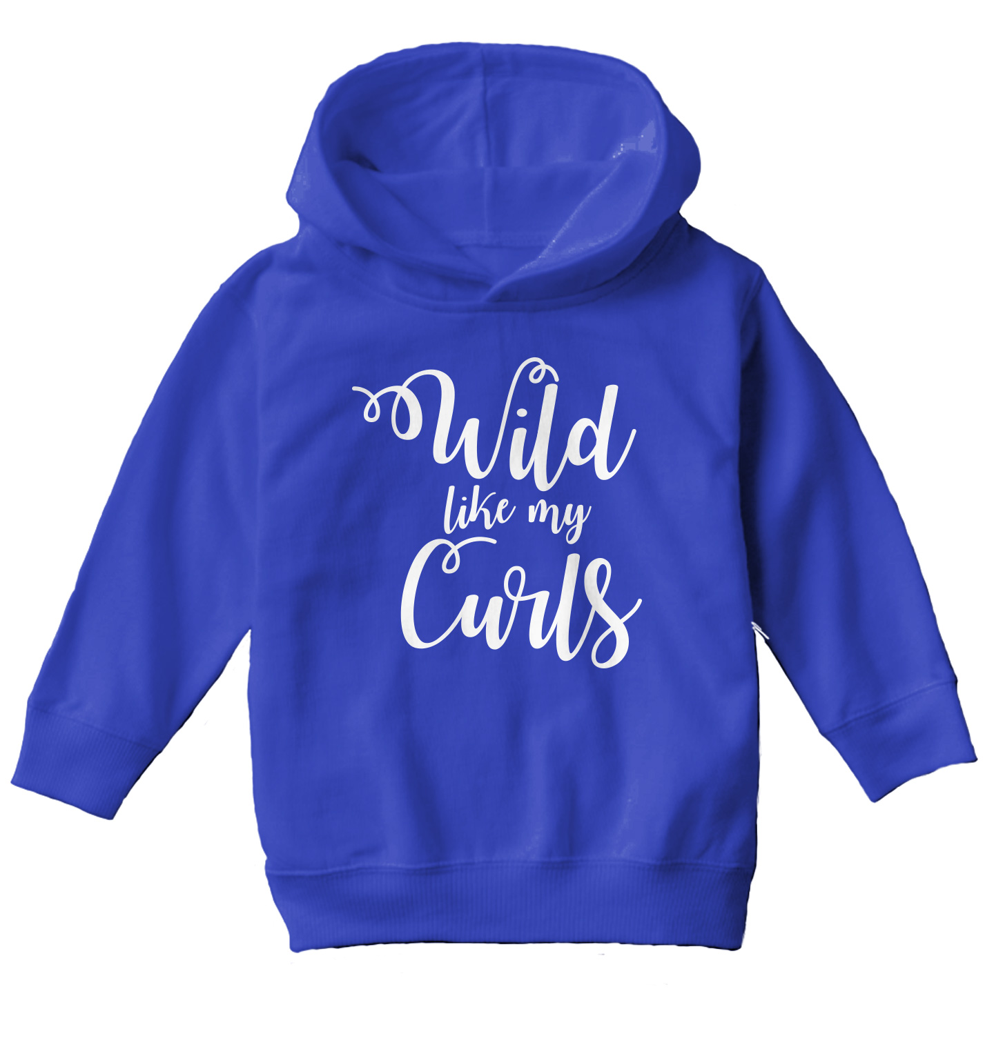 Wild Like My Curls - Curly Hair Daughter Adorable Cute Toddler/Youth Hoodie - Picture 11 of 12