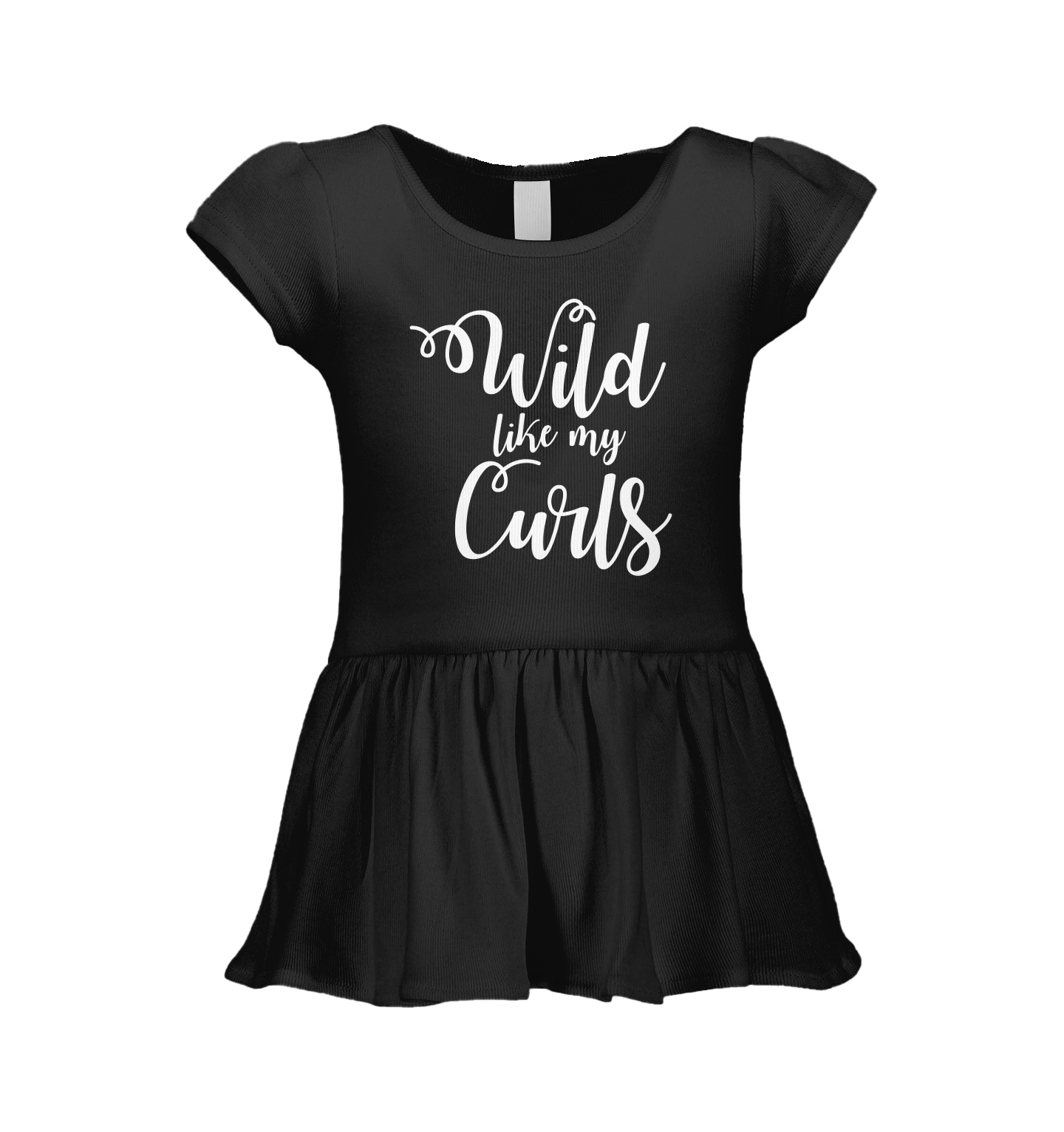 Wild Like My Curls – Curly Hair Daughter Adorable Cute Infant/Toddler Dress