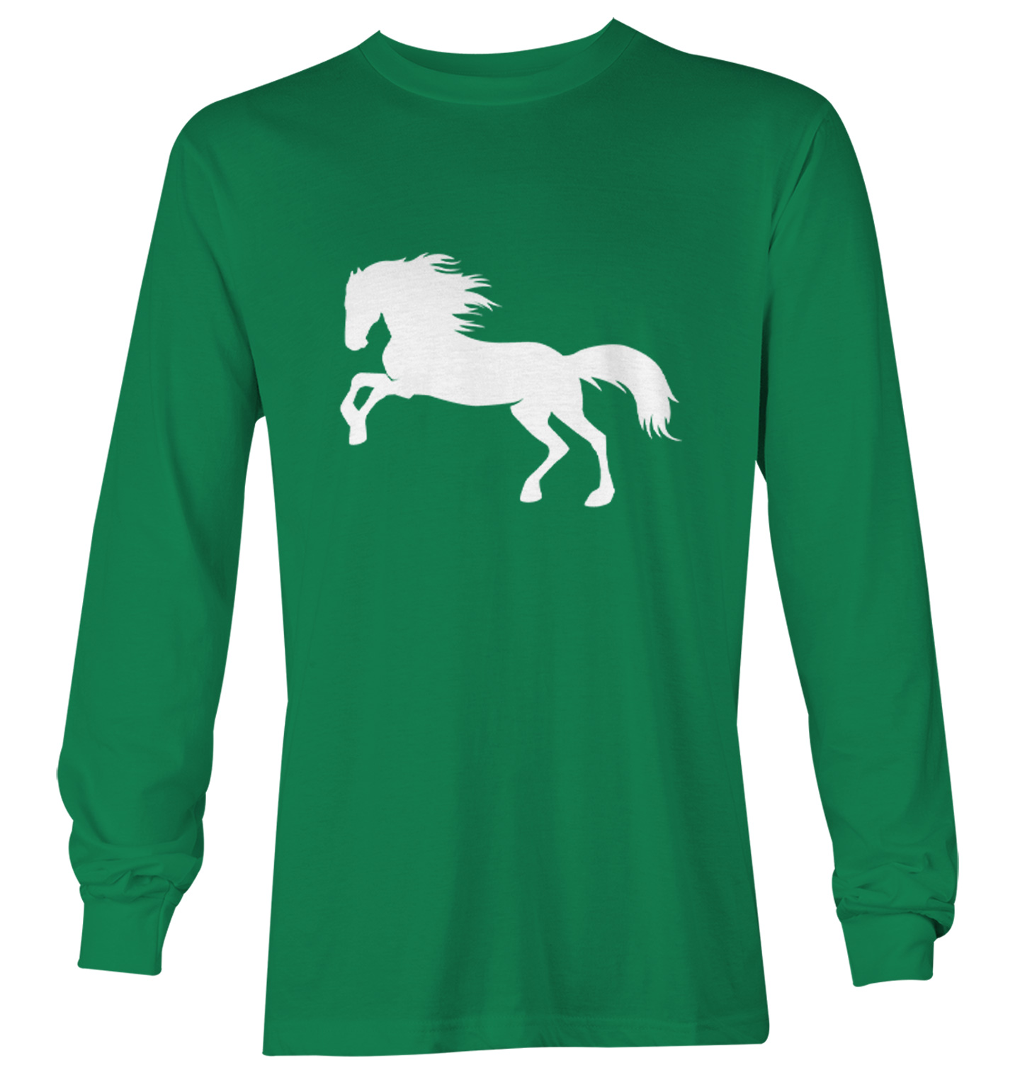 Horse Silhouette - Pony Horsey Farm Animal Thoroughbred Youth T-Shirt - Picture 15 of 20