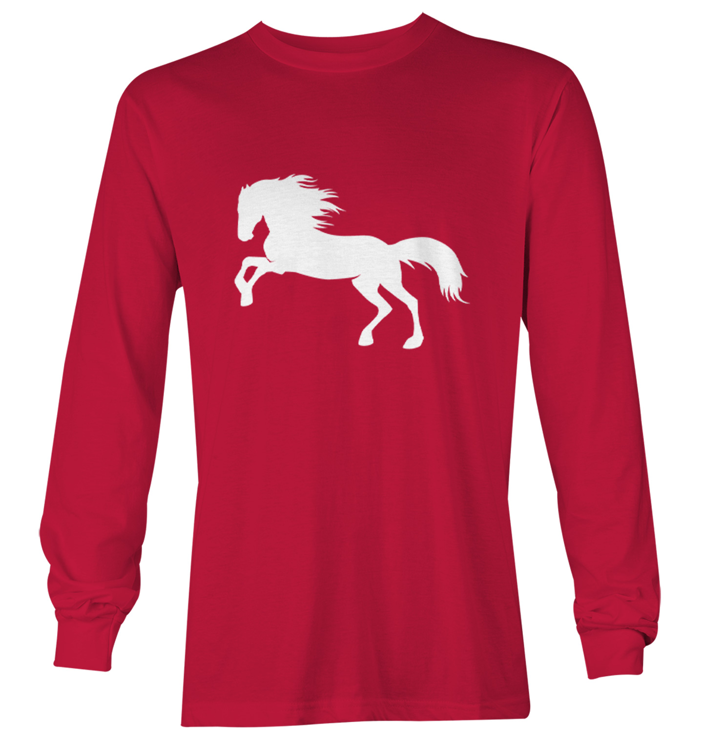 Horse Silhouette - Pony Horsey Farm Animal Thoroughbred Youth T-Shirt - Picture 19 of 20