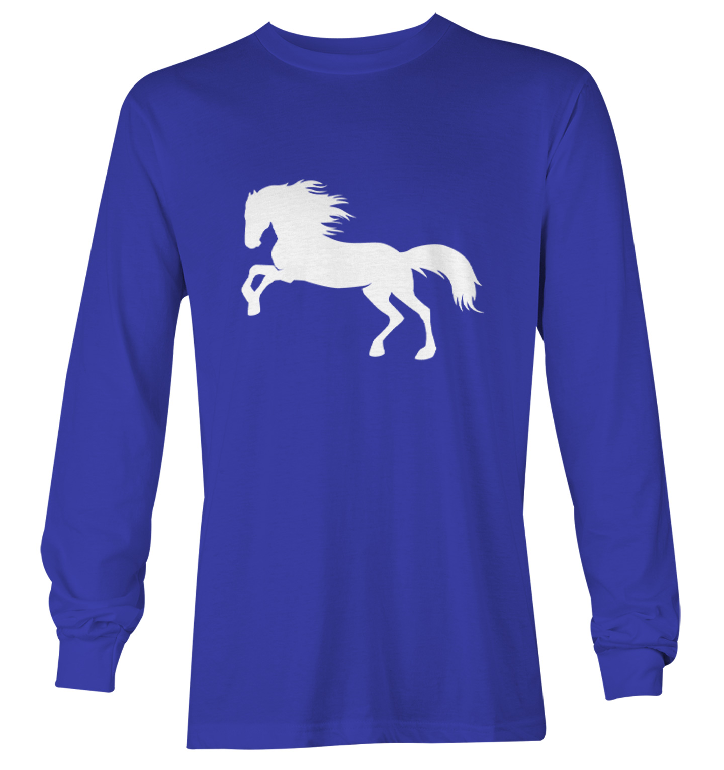 Horse Silhouette - Pony Horsey Farm Animal Thoroughbred Youth T-Shirt - Picture 20 of 20