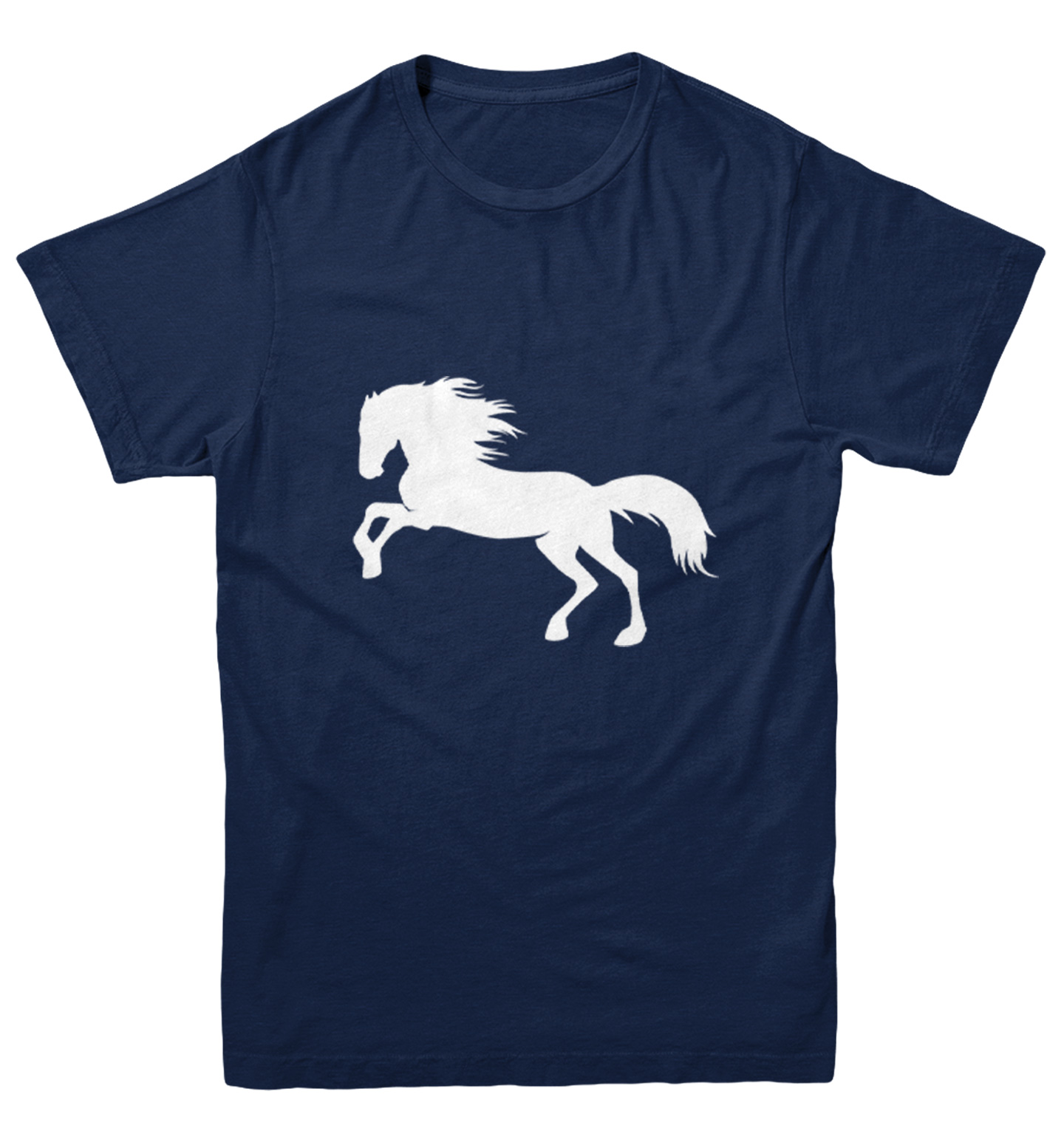 Horse Silhouette - Pony Horsey Farm Animal Thoroughbred Youth T-Shirt - Picture 7 of 20