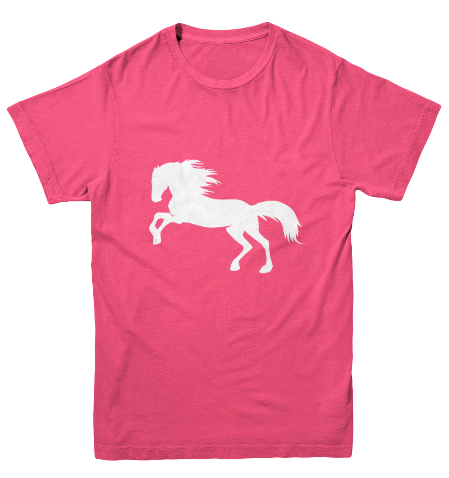 Horse Silhouette - Pony Horsey Farm Animal Thoroughbred Youth T-Shirt - Picture 9 of 20