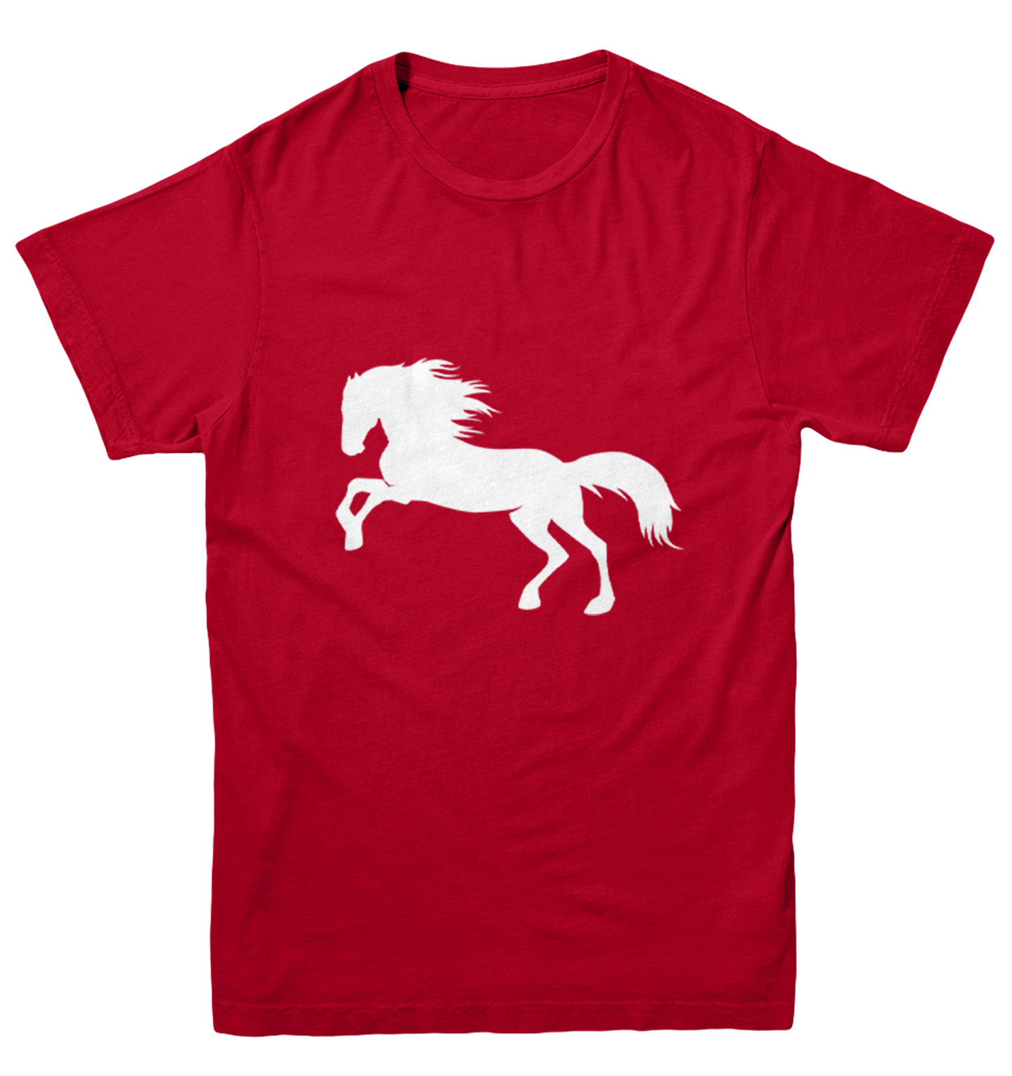 Horse Silhouette - Pony Horsey Farm Animal Thoroughbred Youth T-Shirt - Picture 11 of 20