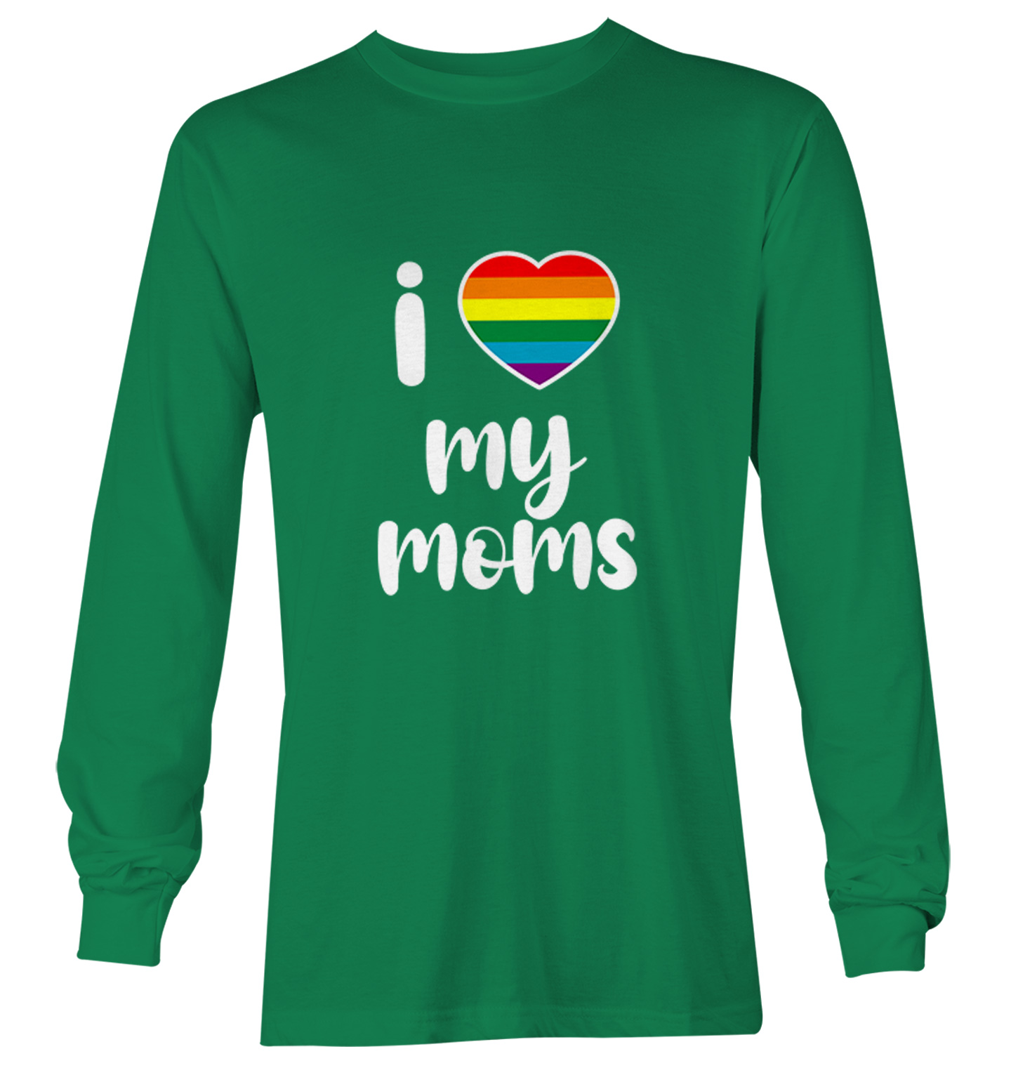 I Heart My Moms - Mother's Day Mommy Pride Love LGBTQ Youth T-Shirt - Picture 15 of 20