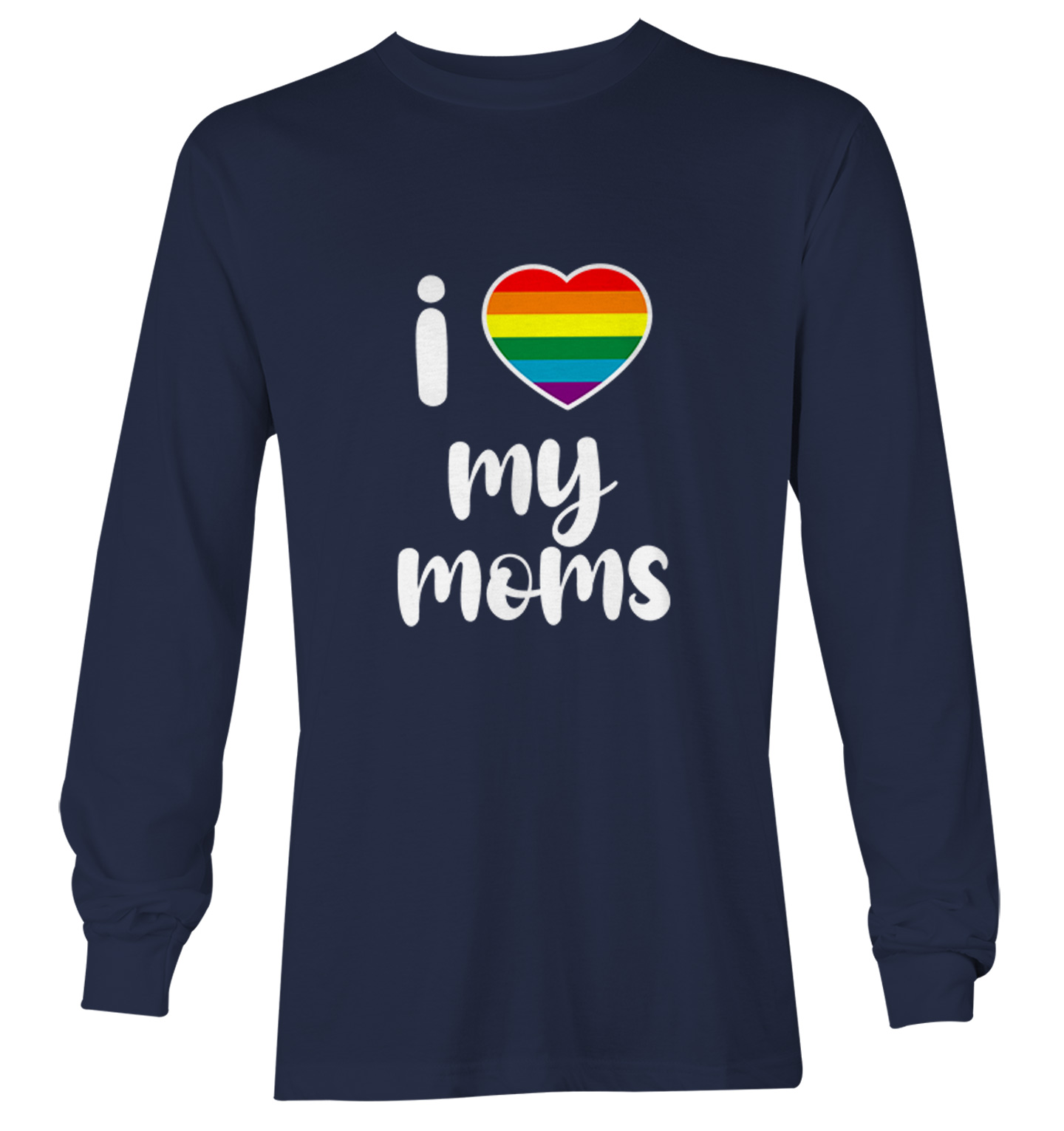 I Heart My Moms - Mother's Day Mommy Pride Love LGBTQ Youth T-Shirt - Picture 17 of 20