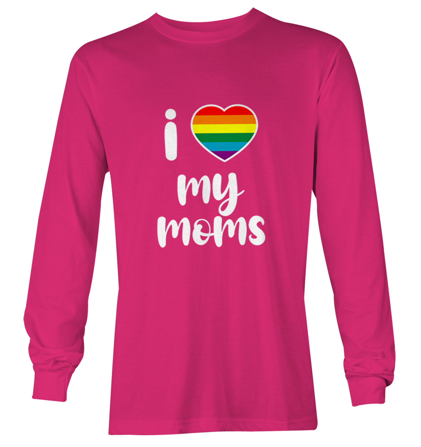 I Heart My Moms - Mother's Day Mommy Pride Love LGBTQ Youth T-Shirt - Picture 18 of 20