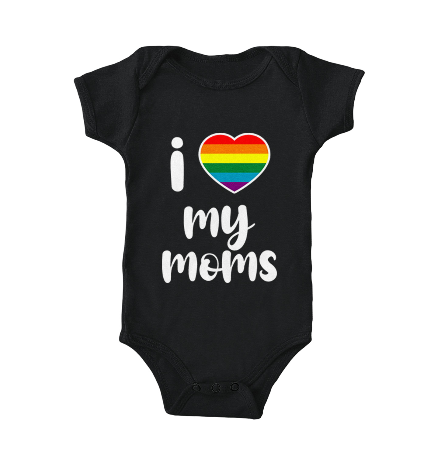 I Heart My Moms – Mother’s Day Mommy Pride Love LGBTQ Bodysuit