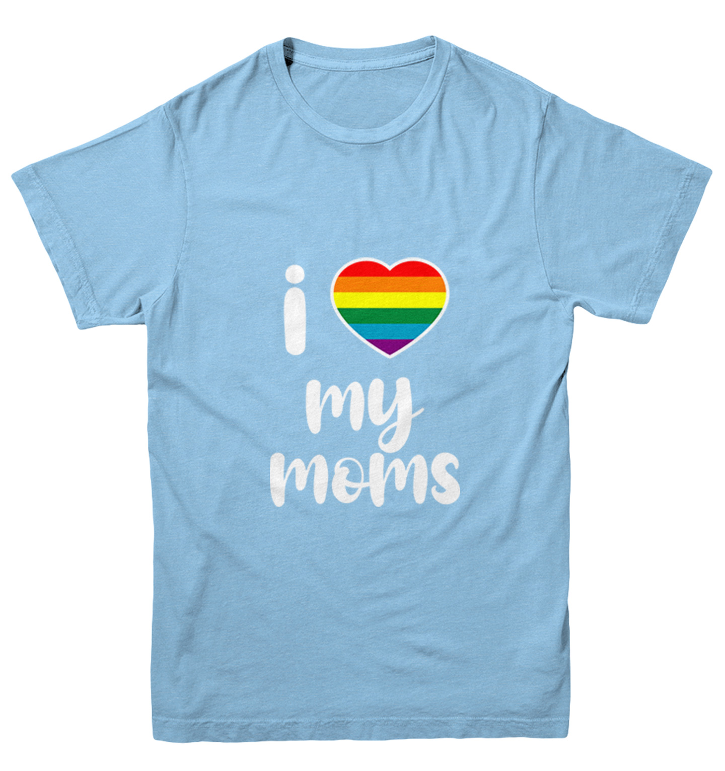 I Heart My Moms - Mother's Day Mommy Pride Love LGBTQ Youth T-Shirt - Picture 5 of 20