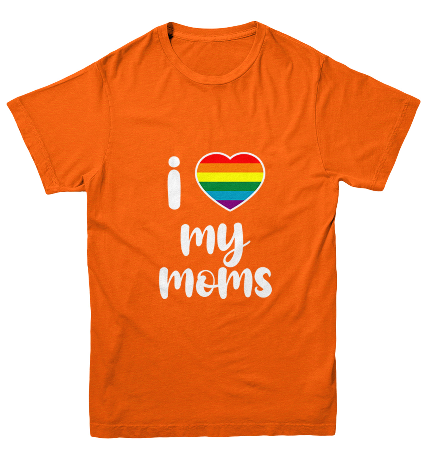 I Heart My Moms - Mother's Day Mommy Pride Love LGBTQ Youth T-Shirt - Picture 8 of 20