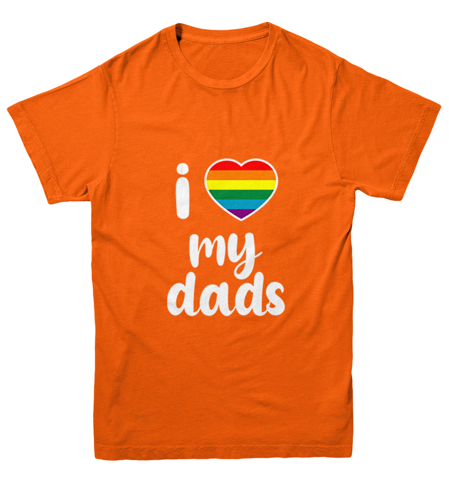 I Love My Dads - Father's Day Gay Pride Love LGBTQ Youth T-Shirt - Picture 8 of 20