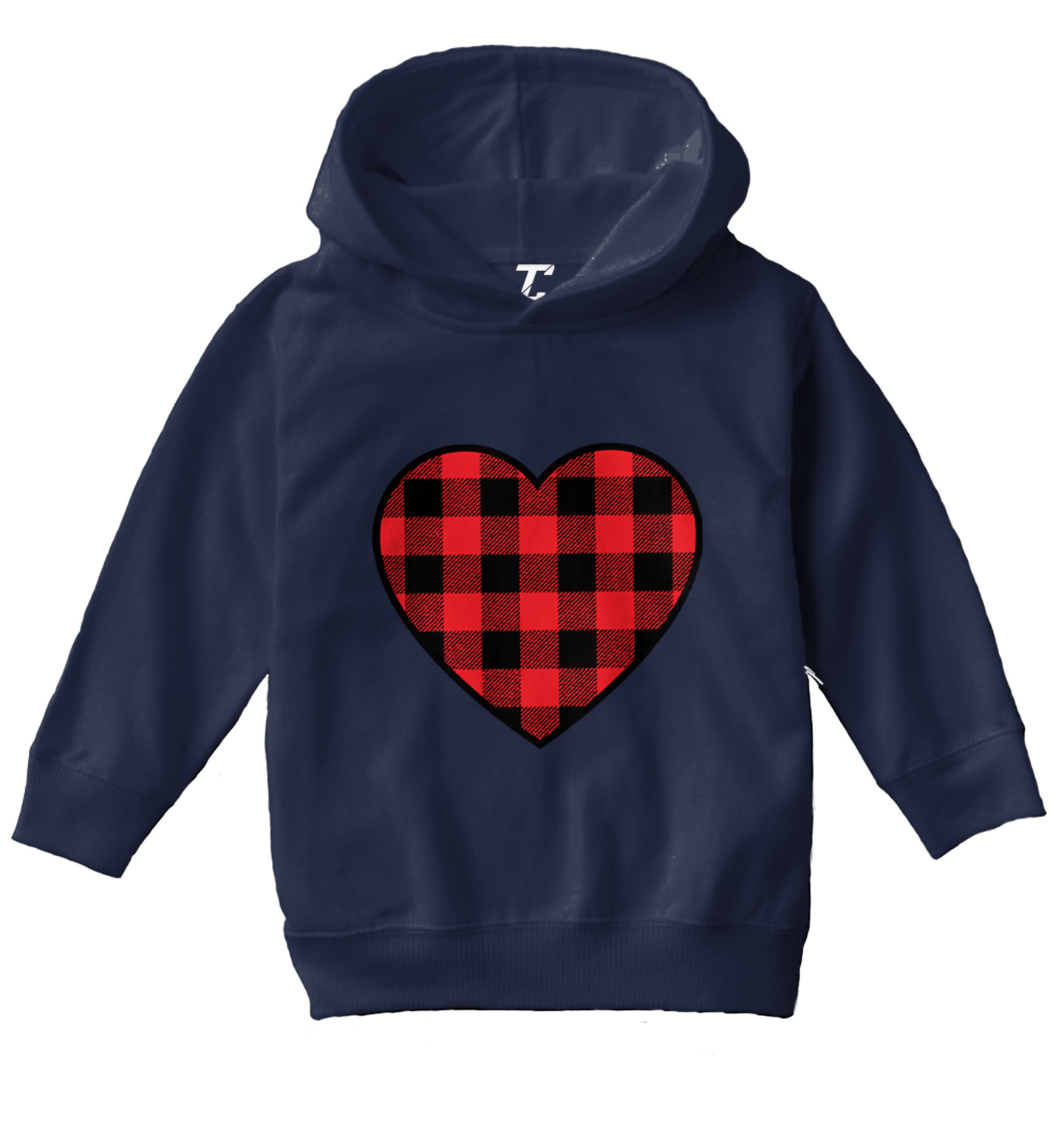 Love - Rainbow Heart LGBTQ Gay Lesbian Proud Pride Toddler/Youth Hoodie - Picture 7 of 12