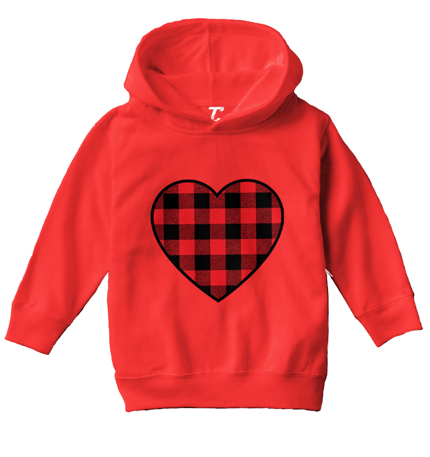 Love - Rainbow Heart LGBTQ Gay Lesbian Proud Pride Toddler/Youth Hoodie - Picture 10 of 12