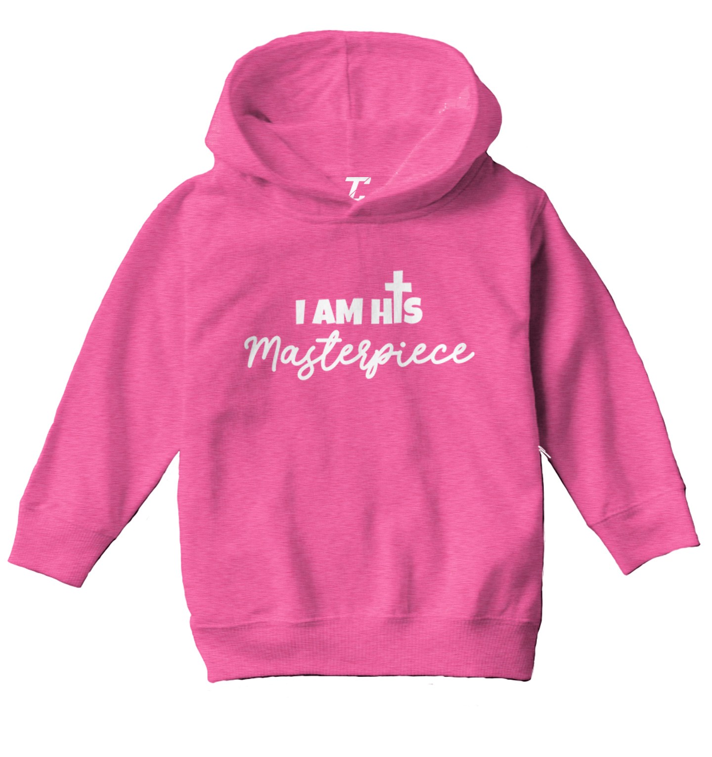 I Am His Masterpiece - God's Gift Jesus Cross Religious Toddler/Youth Hoodie - Picture 4 of 12