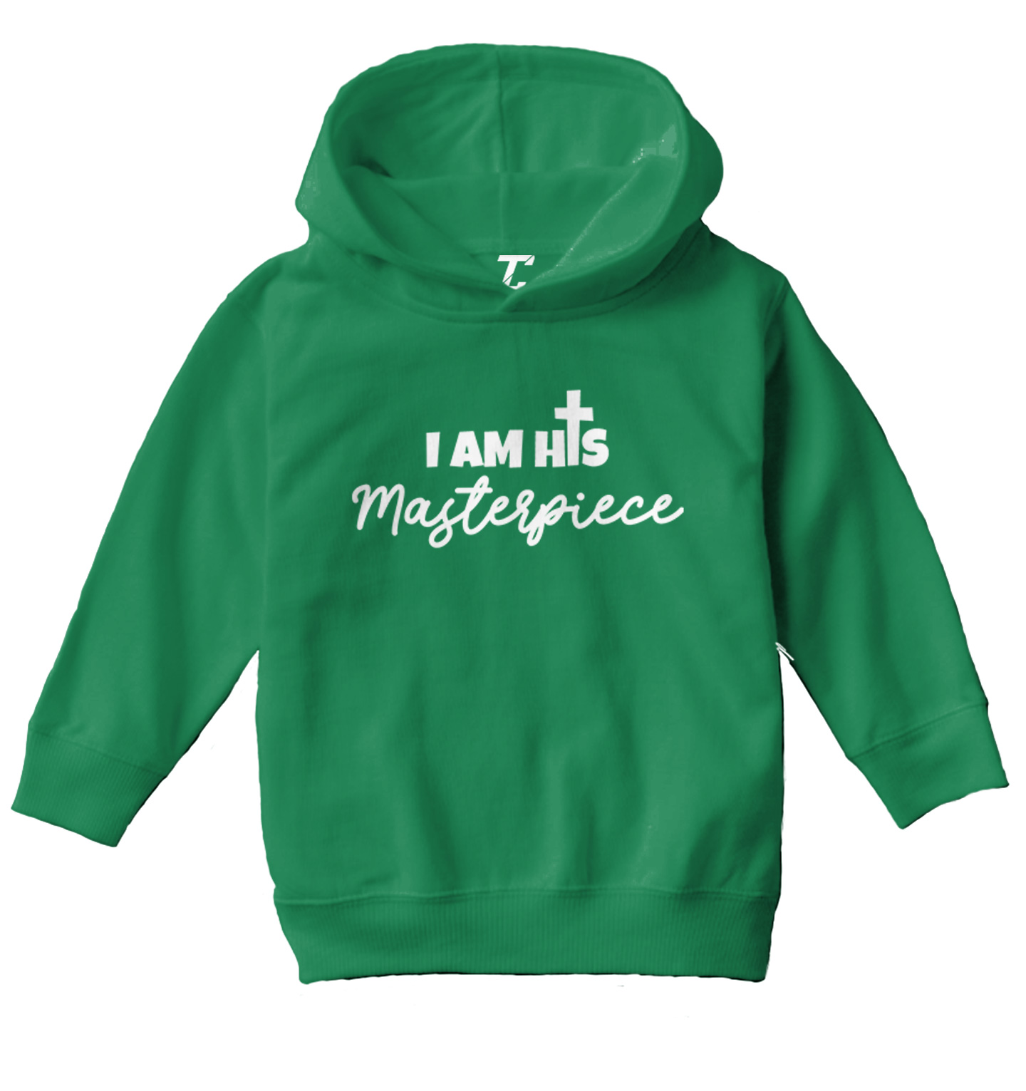 I Am His Masterpiece - God's Gift Jesus Cross Religious Toddler/Youth Hoodie - Picture 5 of 12