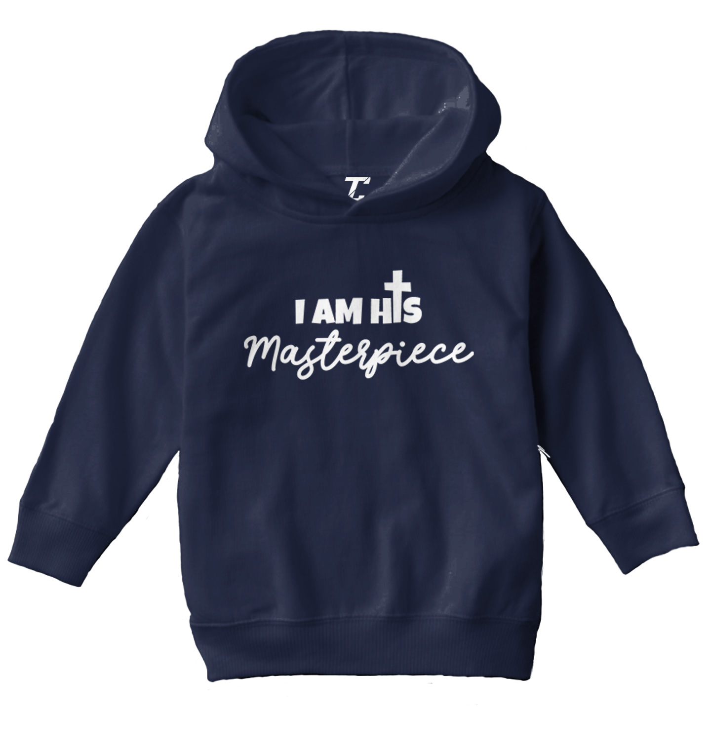 I Am His Masterpiece - God's Gift Jesus Cross Religious Toddler/Youth Hoodie - Picture 7 of 12