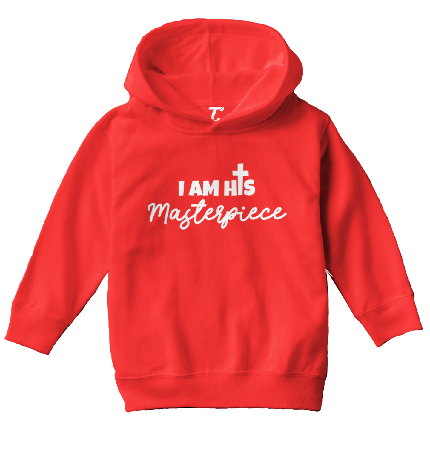 I Am His Masterpiece - God's Gift Jesus Cross Religious Toddler/Youth Hoodie - Picture 10 of 12