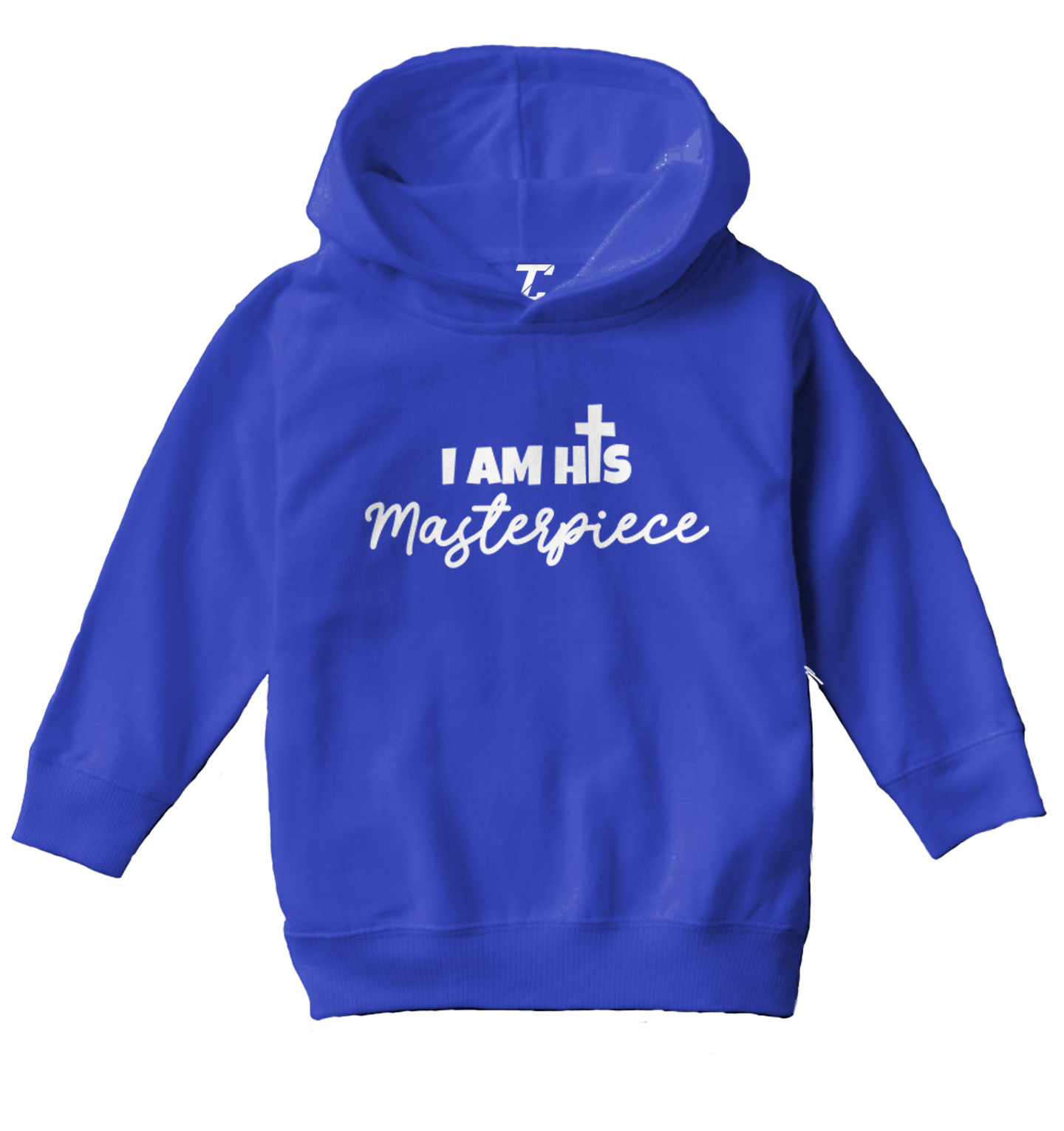 I Am His Masterpiece - God's Gift Jesus Cross Religious Toddler/Youth Hoodie - Picture 11 of 12