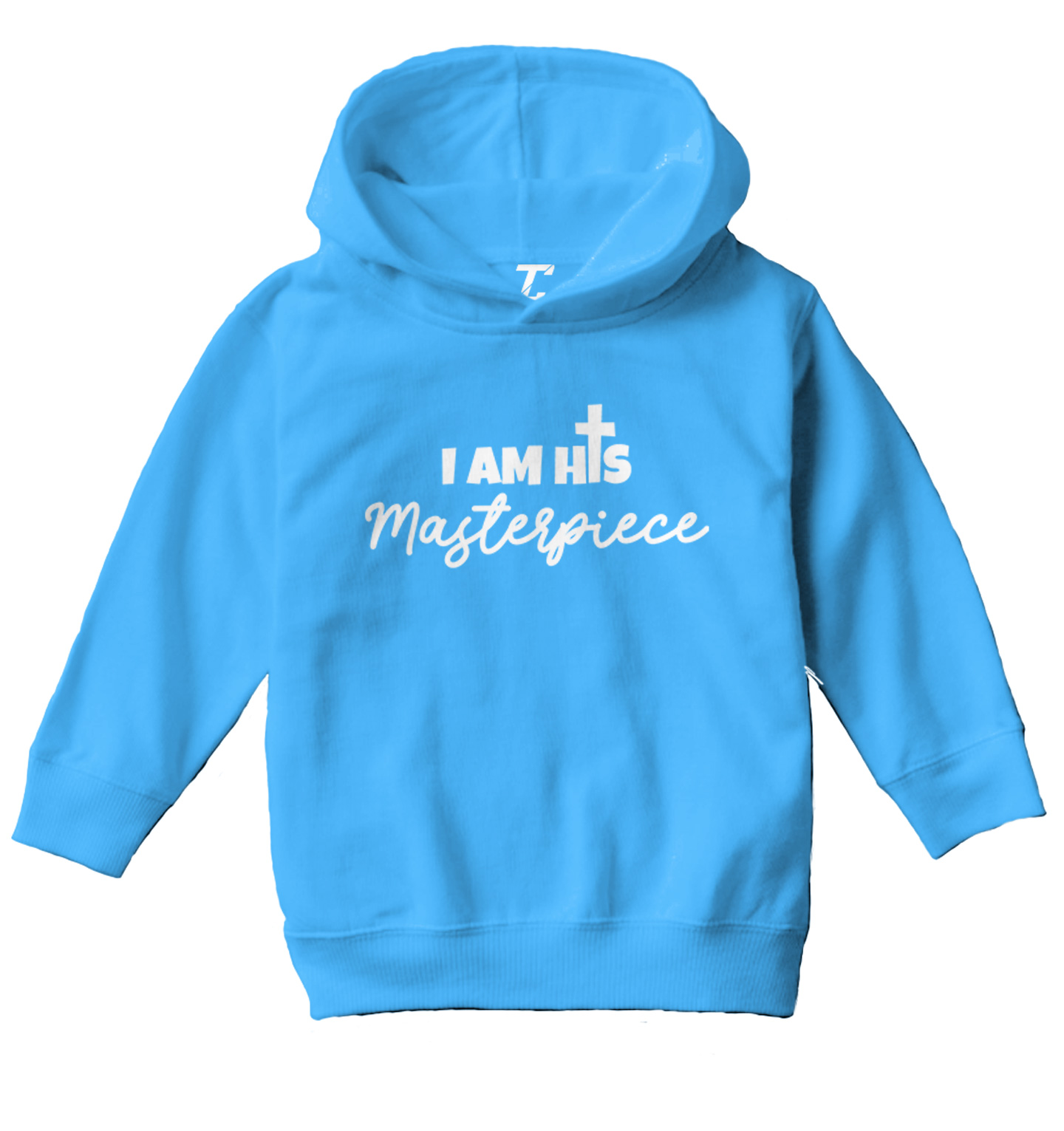 I Am His Masterpiece - God's Gift Jesus Cross Religious Toddler/Youth Hoodie - Picture 12 of 12