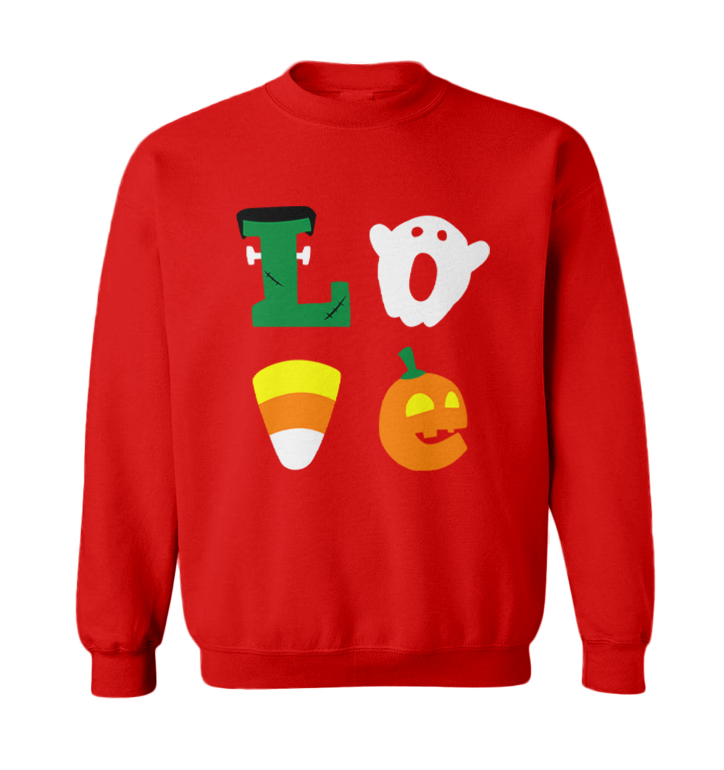Love Halloween Icons - Trick Or Treat Monsters Ghost Toddler Crewneck Sweater - Picture 7 of 8