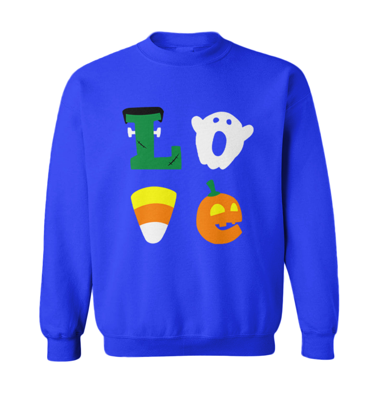 Love Halloween Icons - Trick Or Treat Monsters Ghost Toddler Crewneck Sweater - Picture 8 of 8
