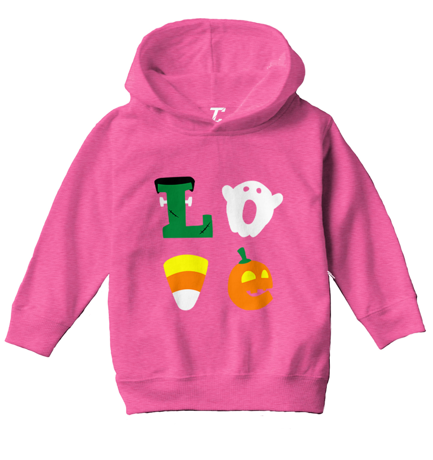 Love Halloween Icons - Trick Or Treat Monsters Ghost Toddler/Youth Hoodie - Picture 4 of 12