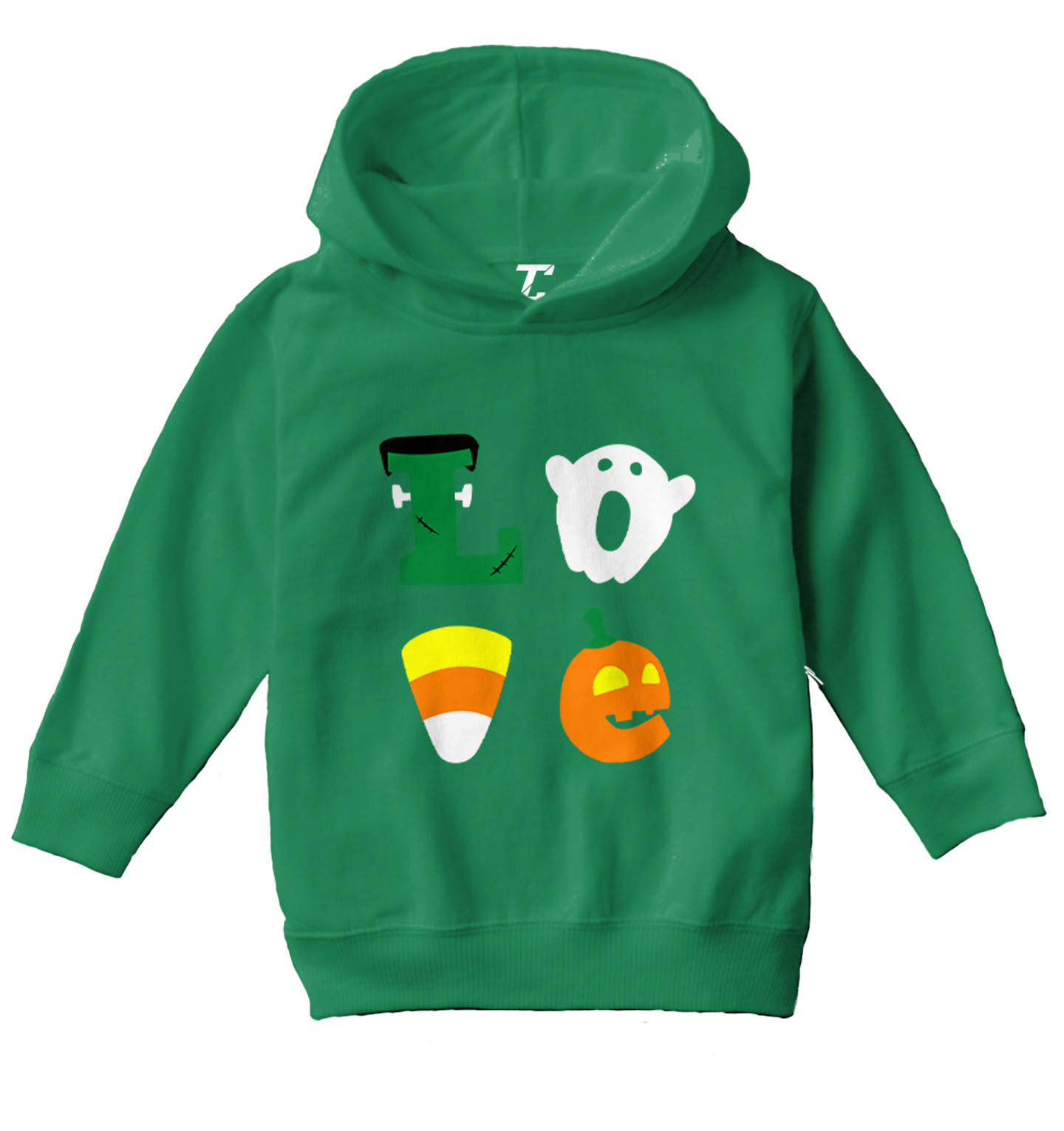 Love Halloween Icons - Trick Or Treat Monsters Ghost Toddler/Youth Hoodie - Picture 5 of 12