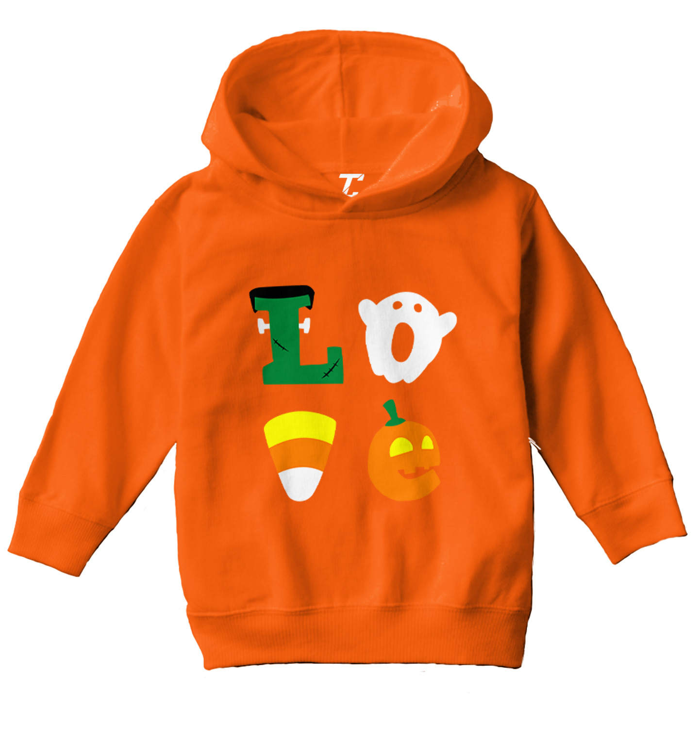 Love Halloween Icons - Trick Or Treat Monsters Ghost Toddler/Youth Hoodie - Picture 8 of 12