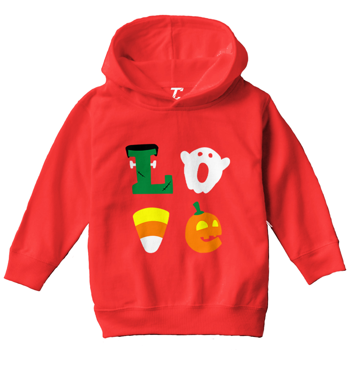 Love Halloween Icons - Trick Or Treat Monsters Ghost Toddler/Youth Hoodie - Picture 10 of 12