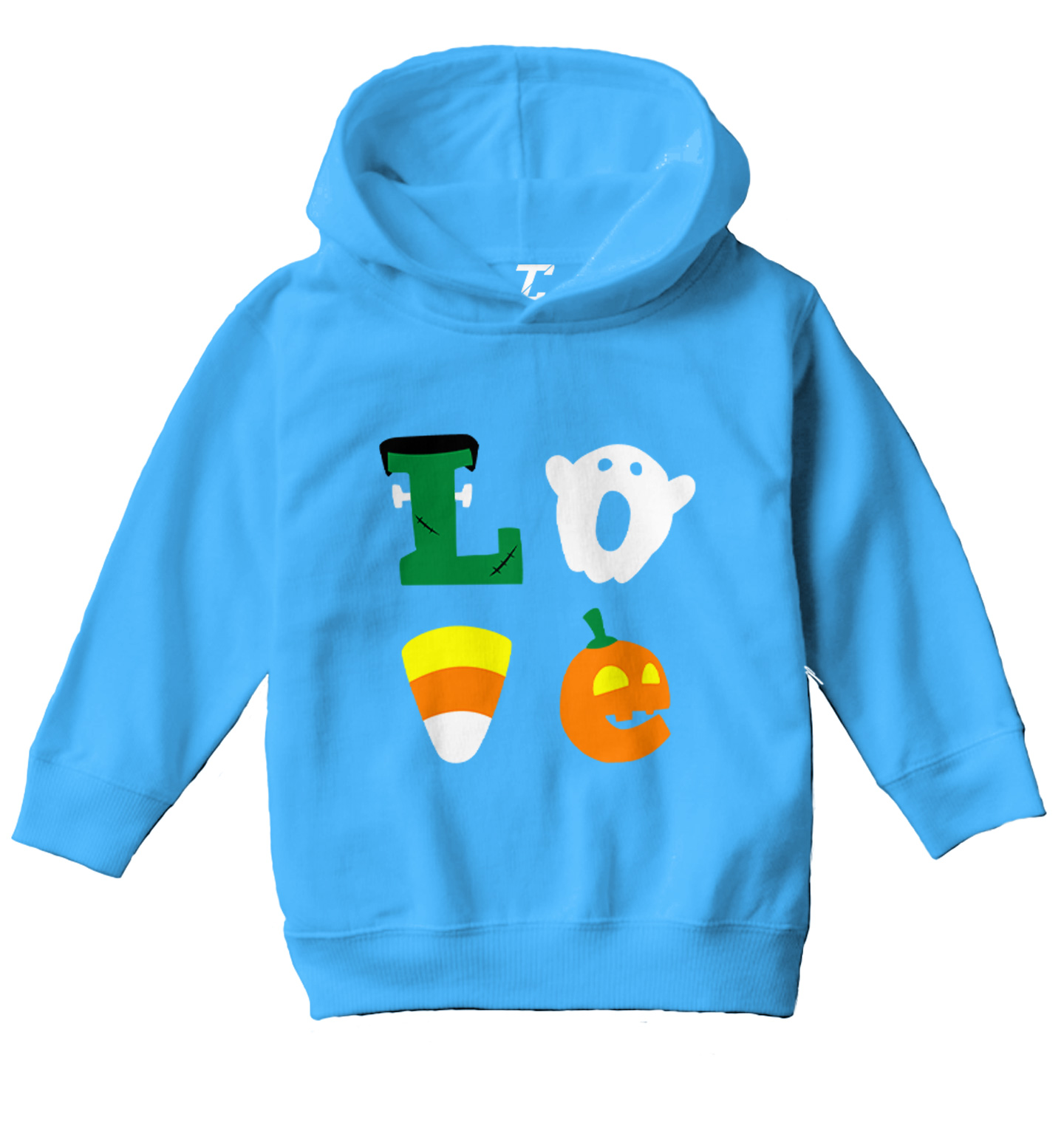 Love Halloween Icons - Trick Or Treat Monsters Ghost Toddler/Youth Hoodie - Picture 12 of 12