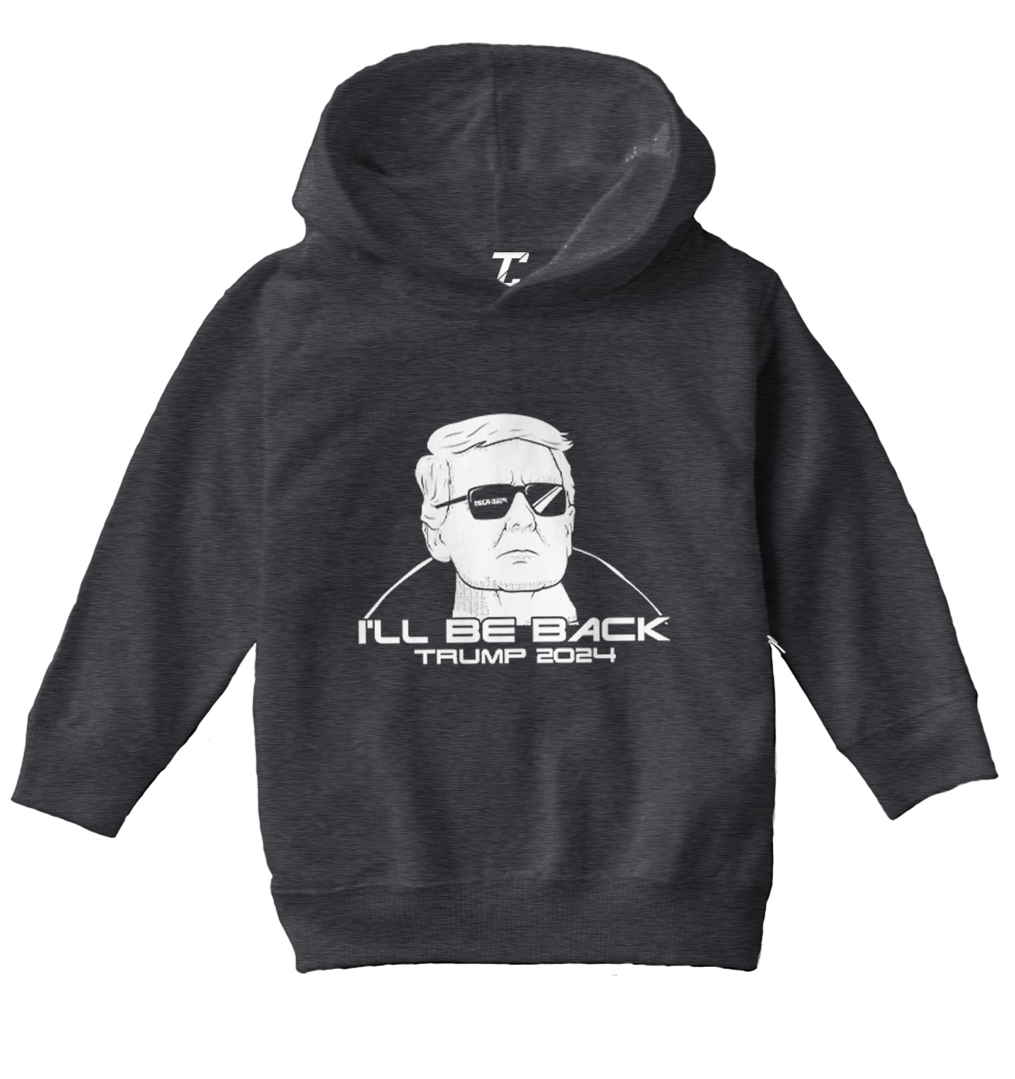 Trumpinator I'll Be Back - Movie Buff Parody President Toddler/Youth Hoodie - Picture 3 of 12
