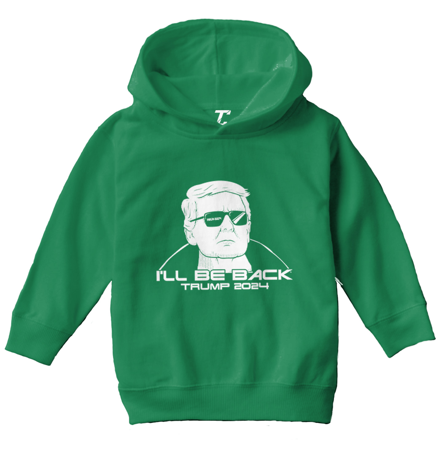 Trumpinator I'll Be Back - Movie Buff Parody President Toddler/Youth Hoodie - Picture 5 of 12