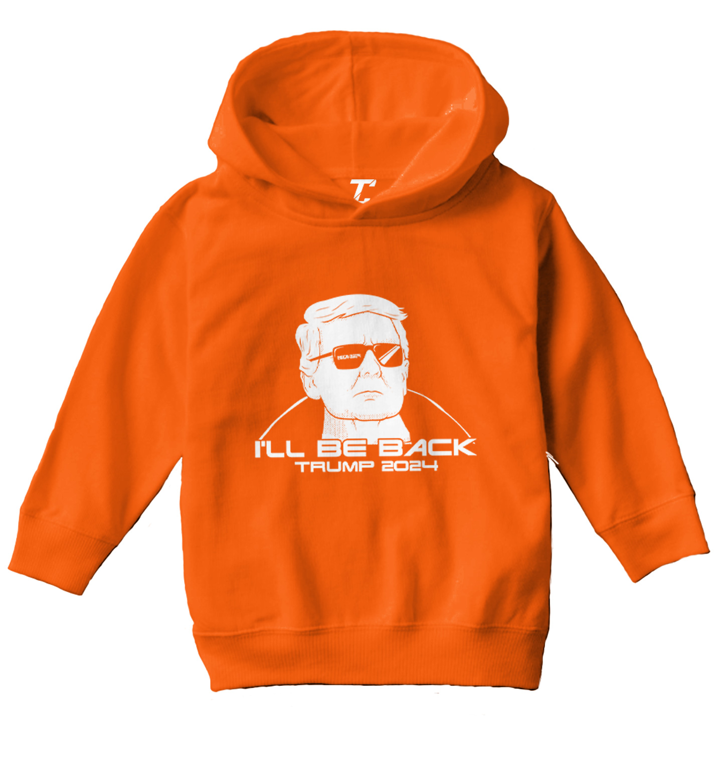 Trumpinator I'll Be Back - Movie Buff Parody President Toddler/Youth Hoodie - Picture 8 of 12