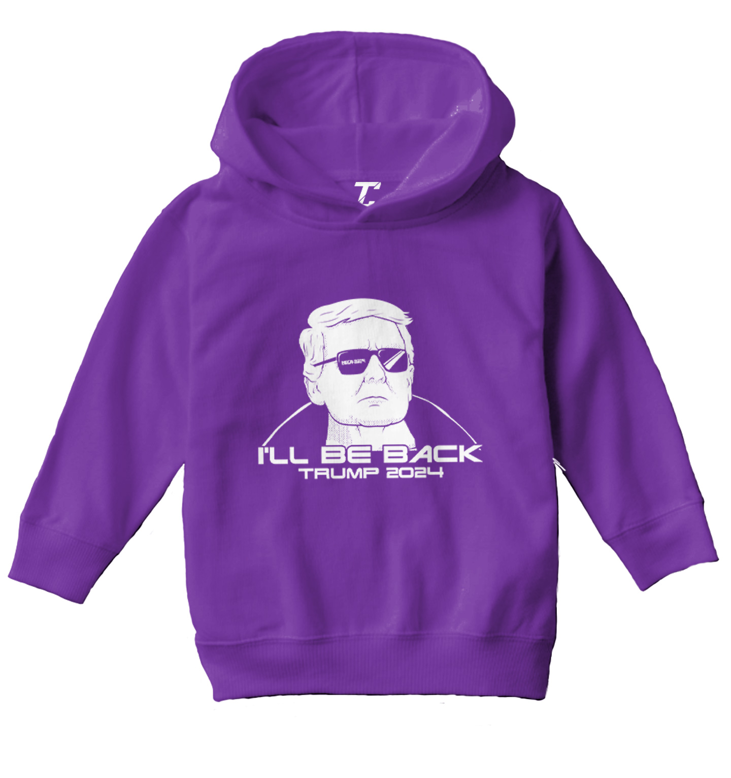 Trumpinator I'll Be Back - Movie Buff Parody President Toddler/Youth Hoodie - Picture 9 of 12