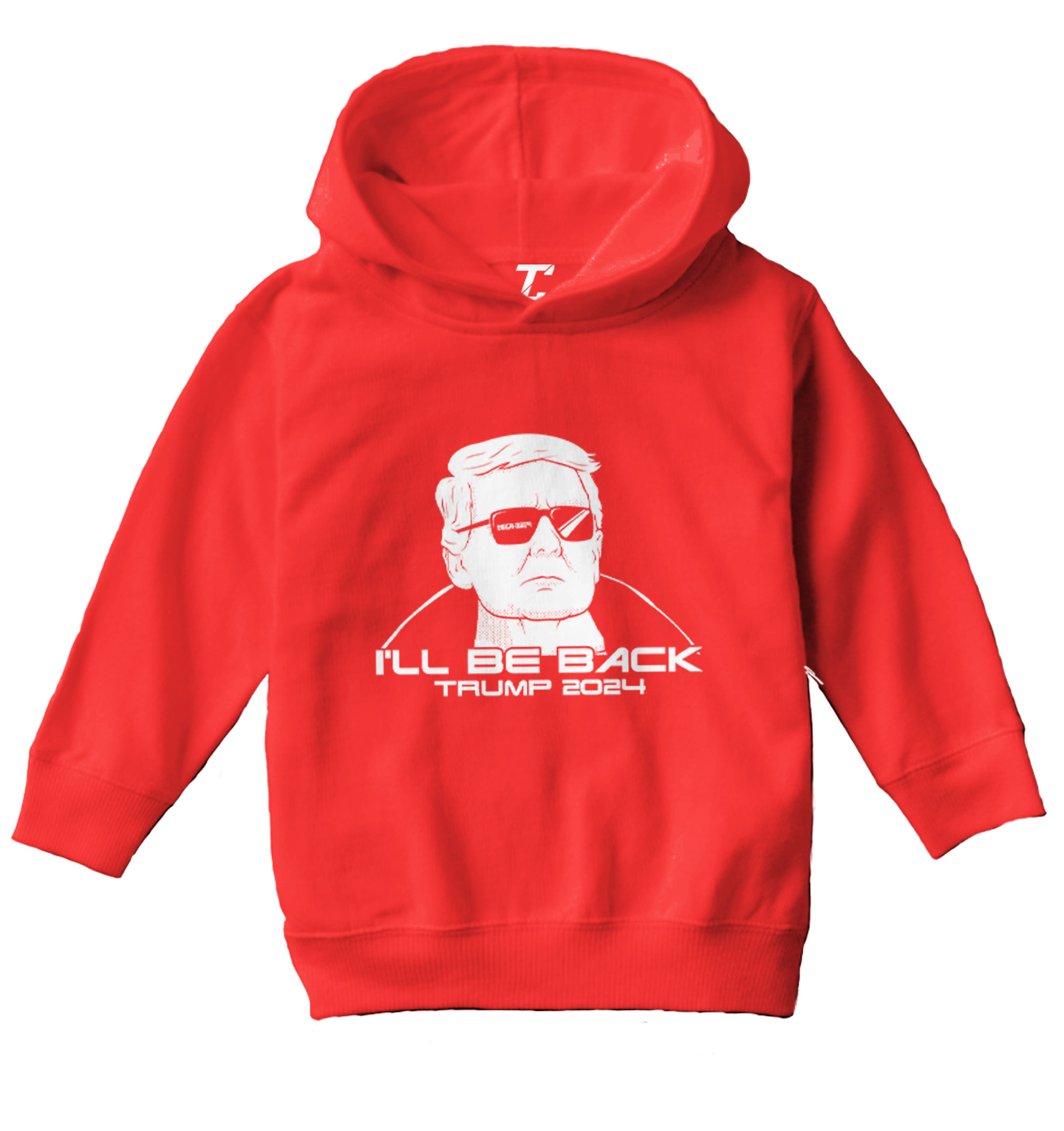 Trumpinator I'll Be Back - Movie Buff Parody President Toddler/Youth Hoodie - Picture 10 of 12