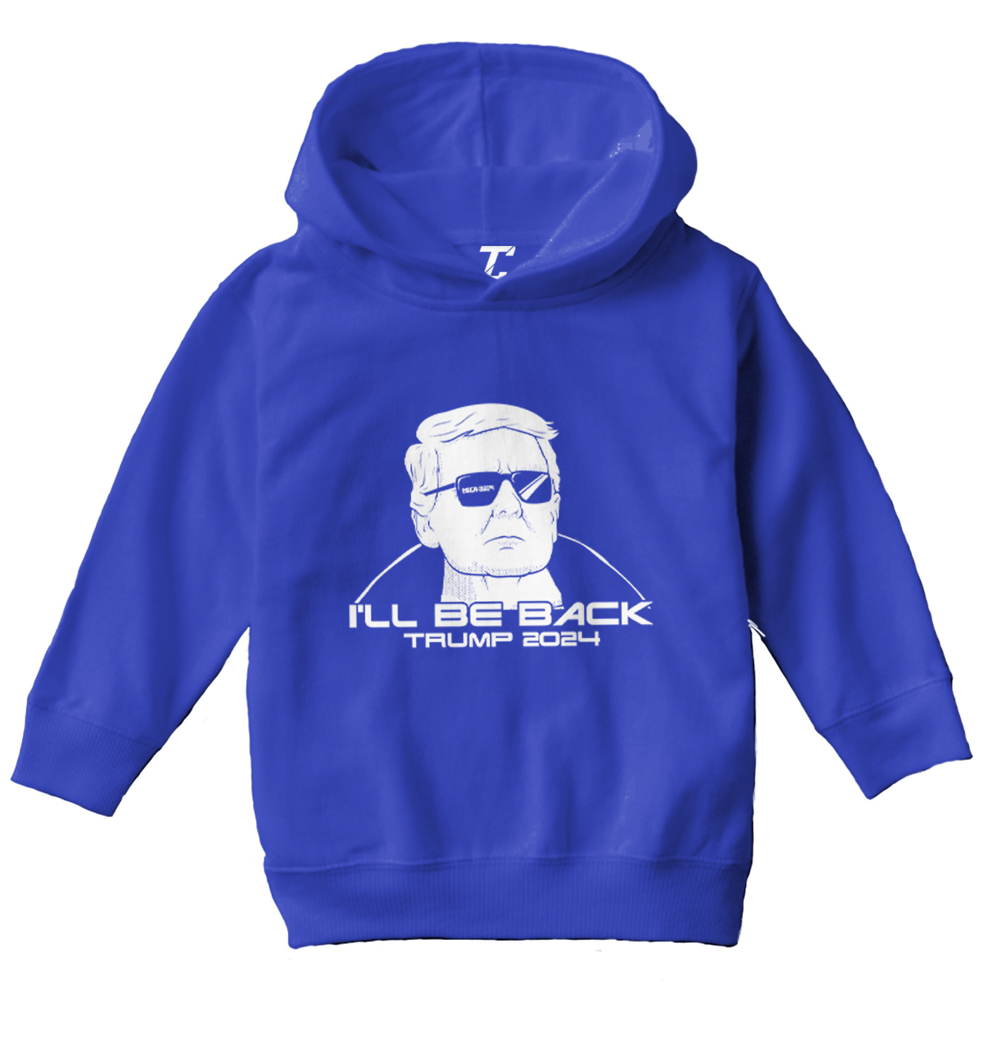 Trumpinator I'll Be Back - Movie Buff Parody President Toddler/Youth Hoodie - Picture 11 of 12