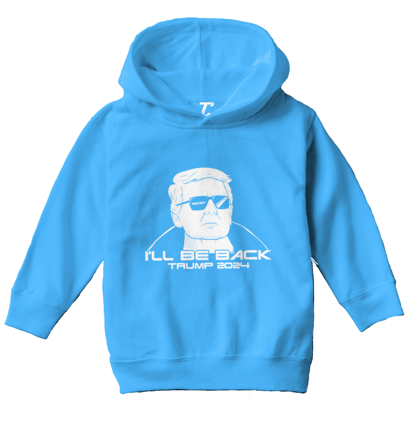 Trumpinator I'll Be Back - Movie Buff Parody President Toddler/Youth Hoodie - Picture 12 of 12