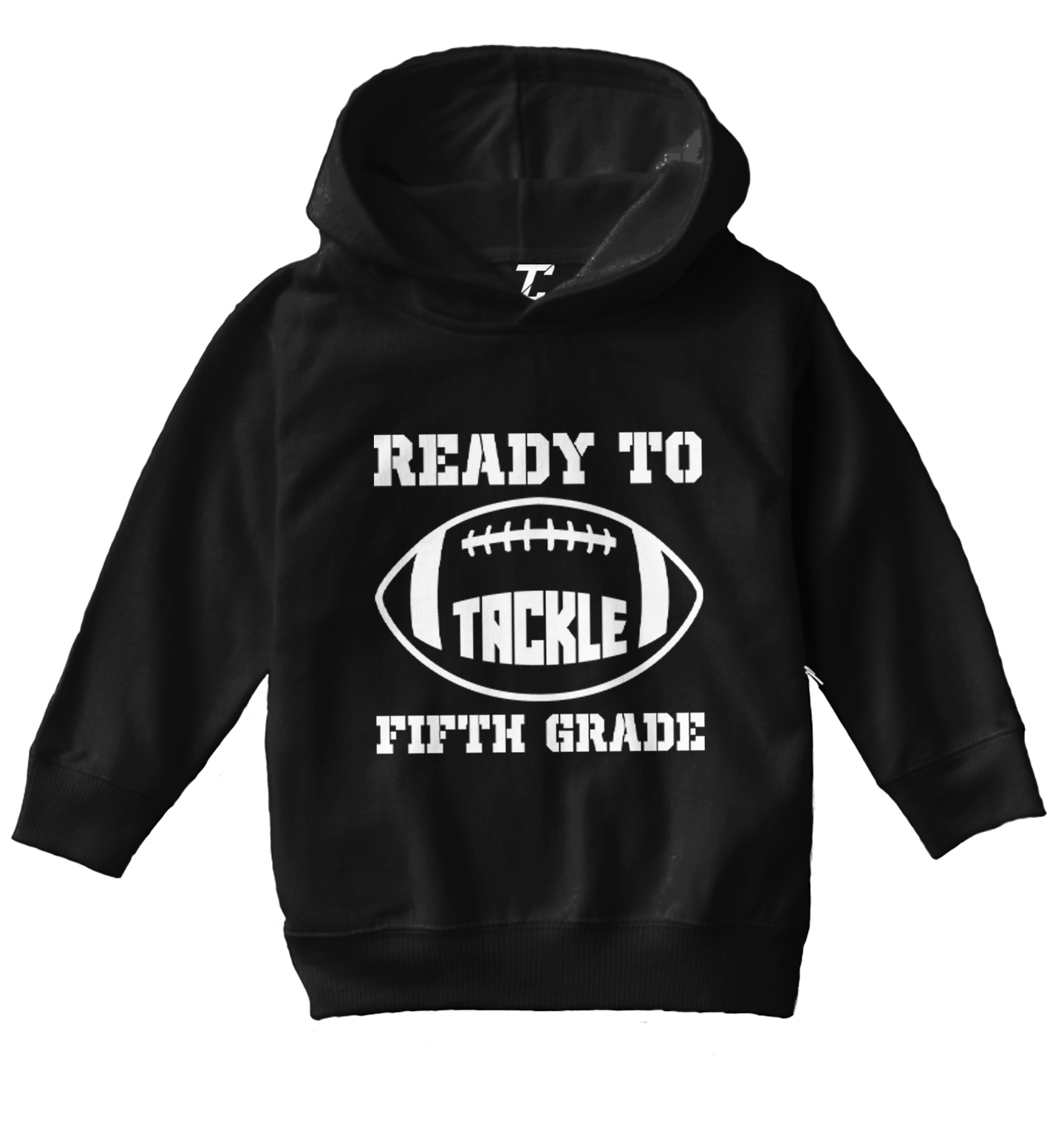 Ready To Tackle Fifth Grade - Football Sports School Toddler/Youth Hoodie - Picture 2 of 12