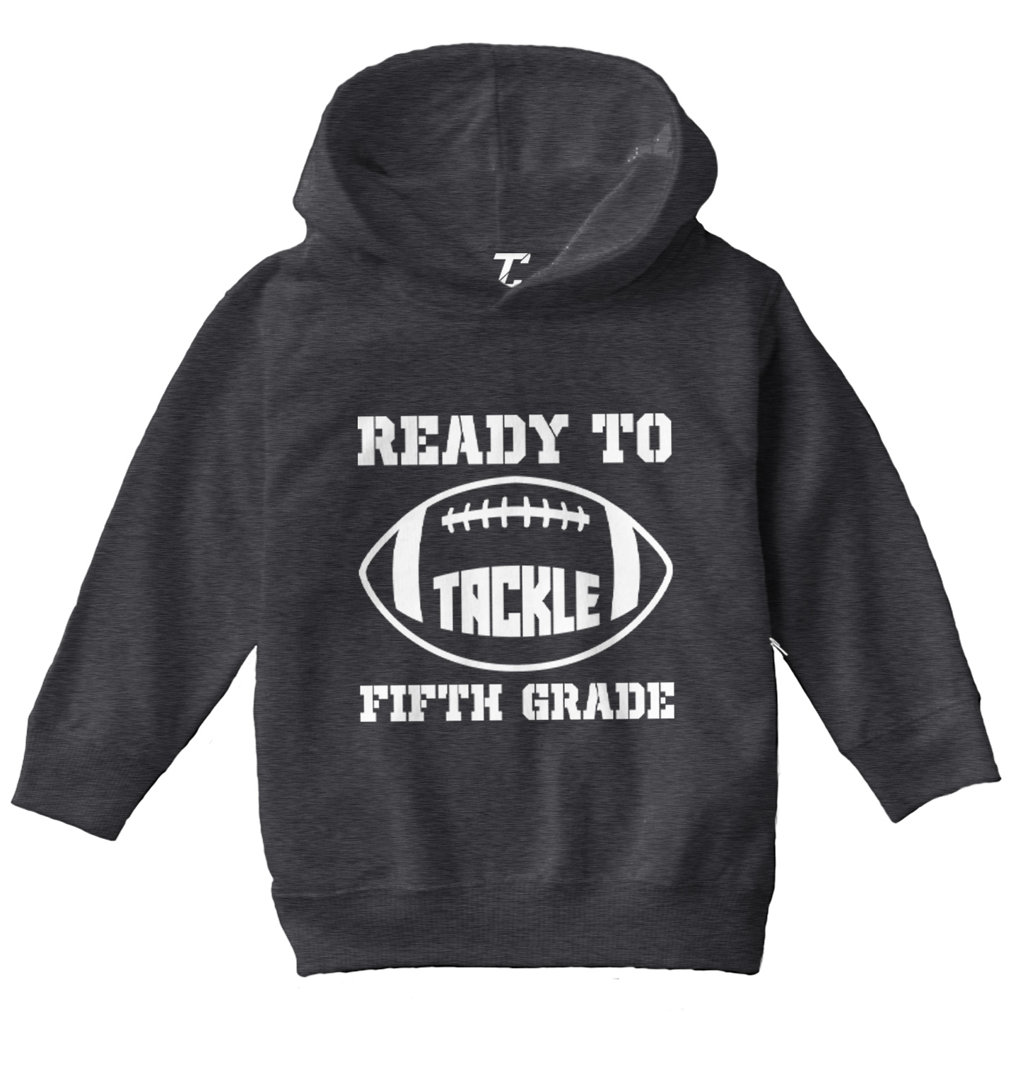 Ready To Tackle Fifth Grade - Football Sports School Toddler/Youth Hoodie - Picture 3 of 12
