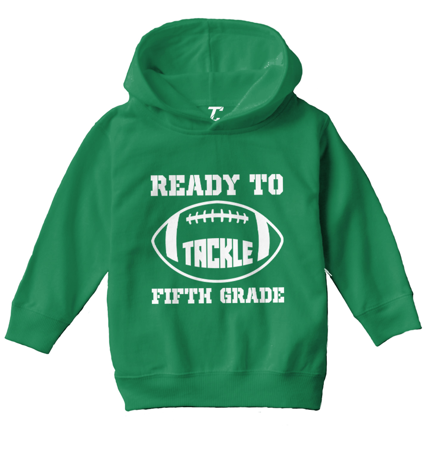 Ready To Tackle Fifth Grade - Football Sports School Toddler/Youth Hoodie - Picture 5 of 12