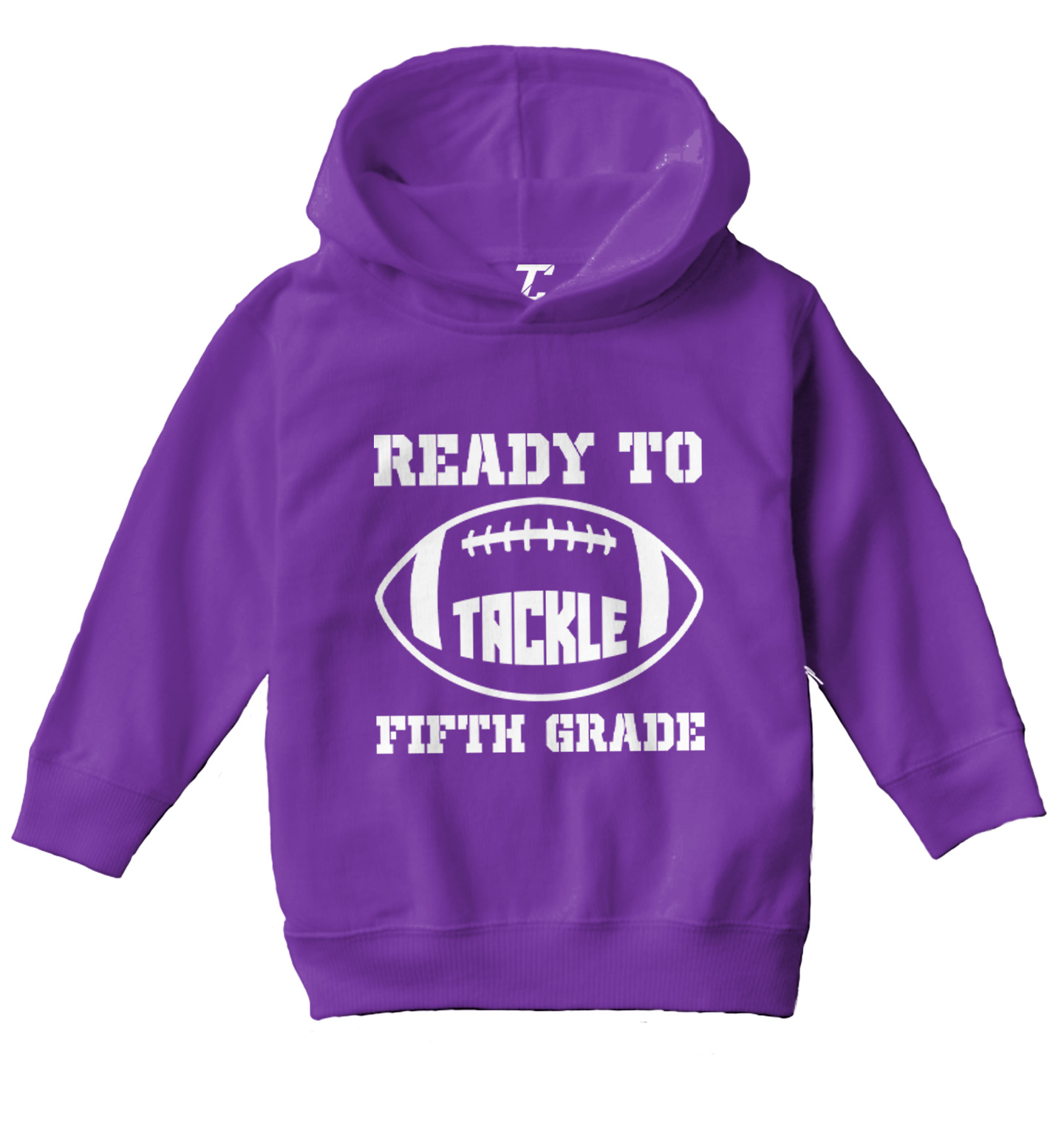 Ready To Tackle Fifth Grade - Football Sports School Toddler/Youth Hoodie - Picture 9 of 12