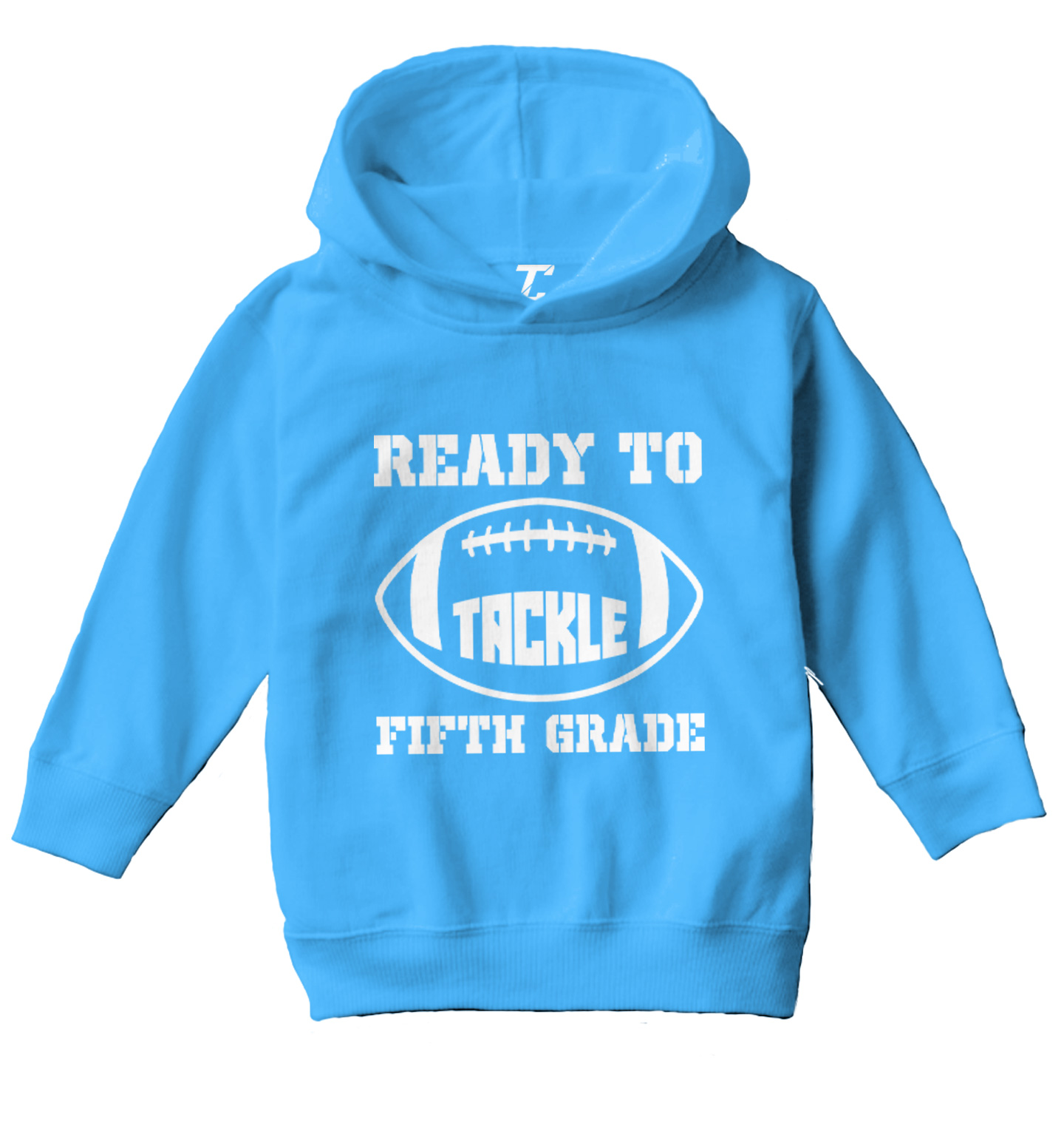 Ready To Tackle Fifth Grade - Football Sports School Toddler/Youth Hoodie - Picture 12 of 12