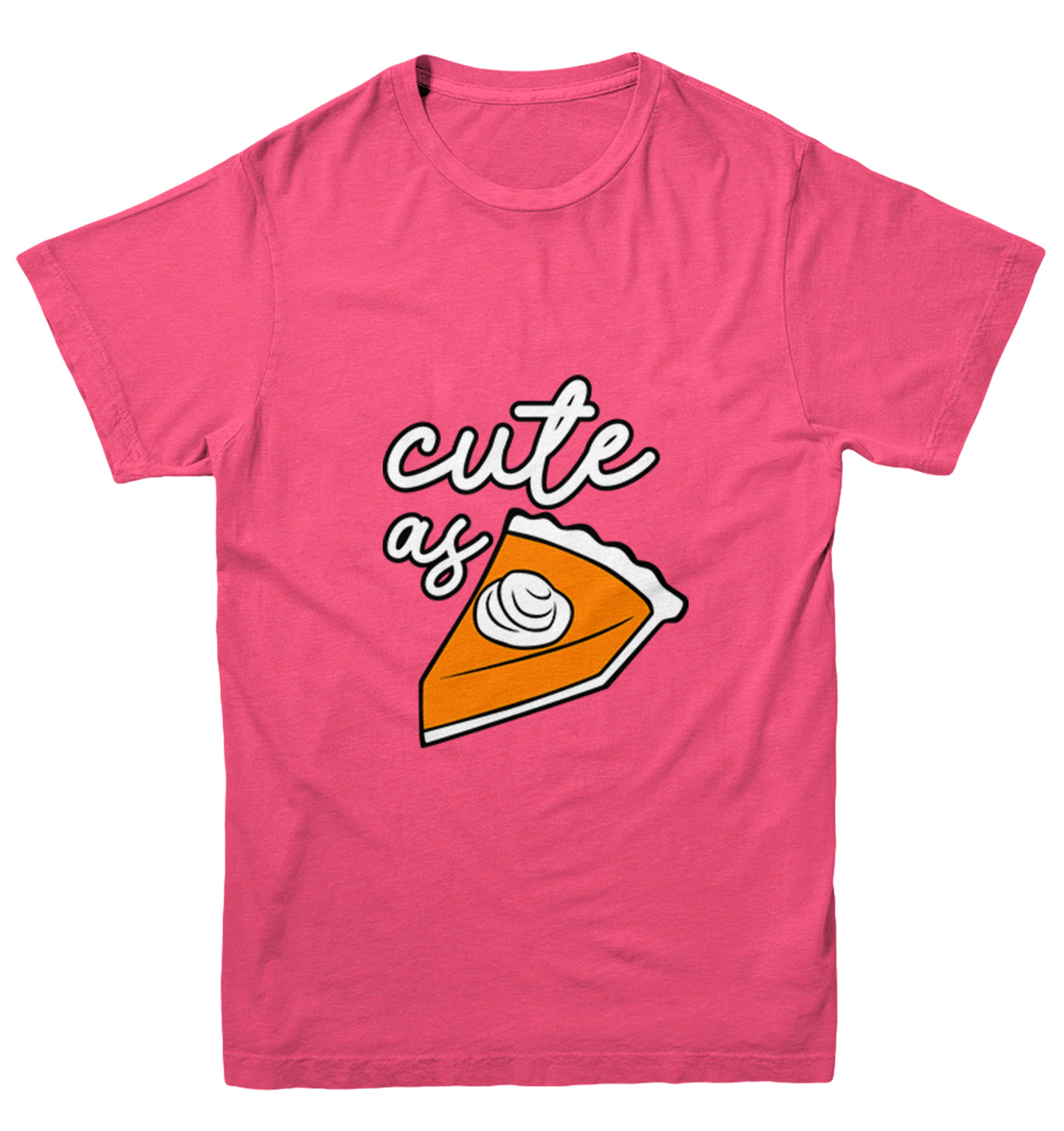 Cute As Pie - Pumpkin Adorable Cutie Thanksgiving Youth T-Shirt - Picture 9 of 20
