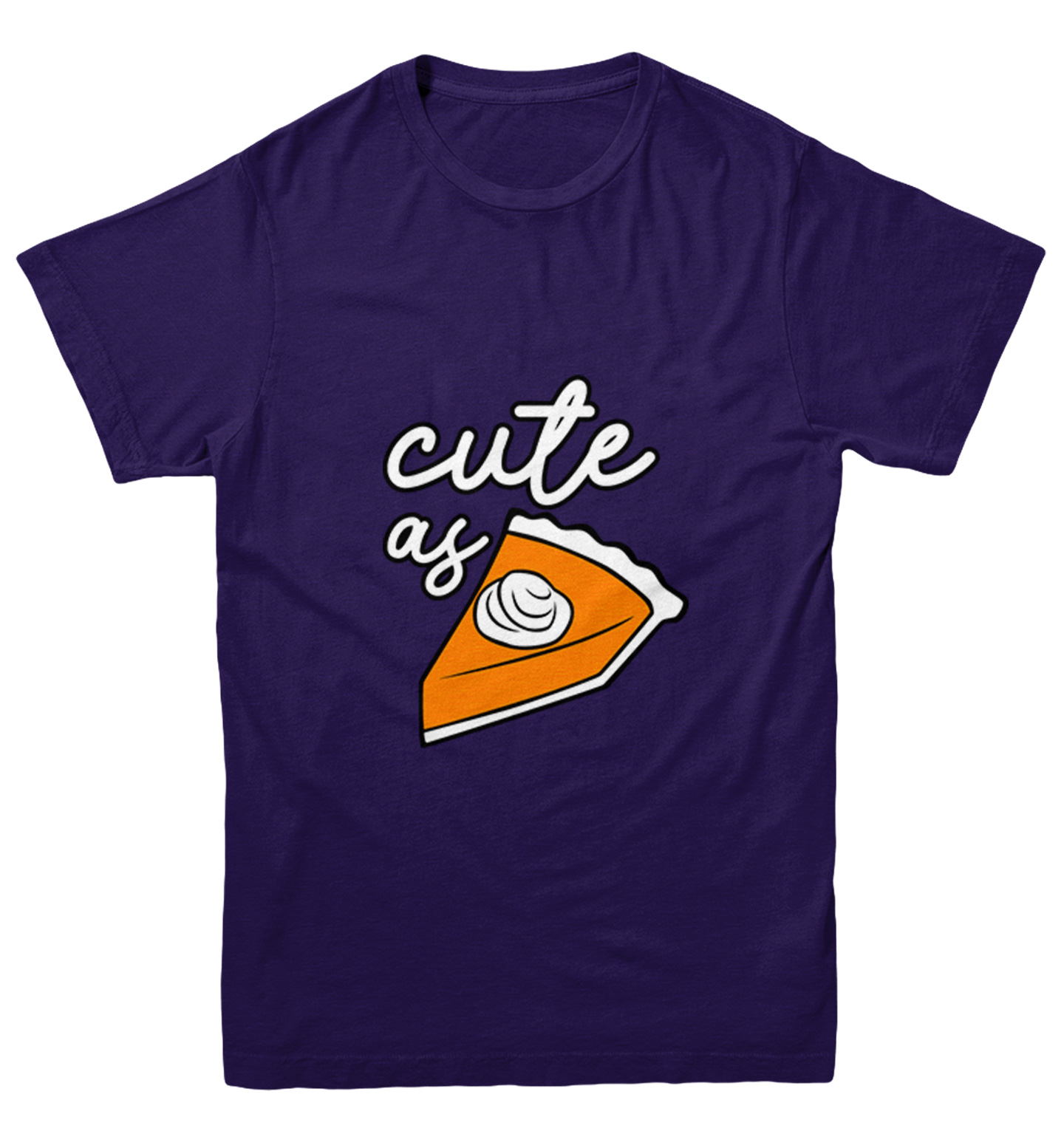 Cute As Pie - Pumpkin Adorable Cutie Thanksgiving Youth T-Shirt - Picture 10 of 20