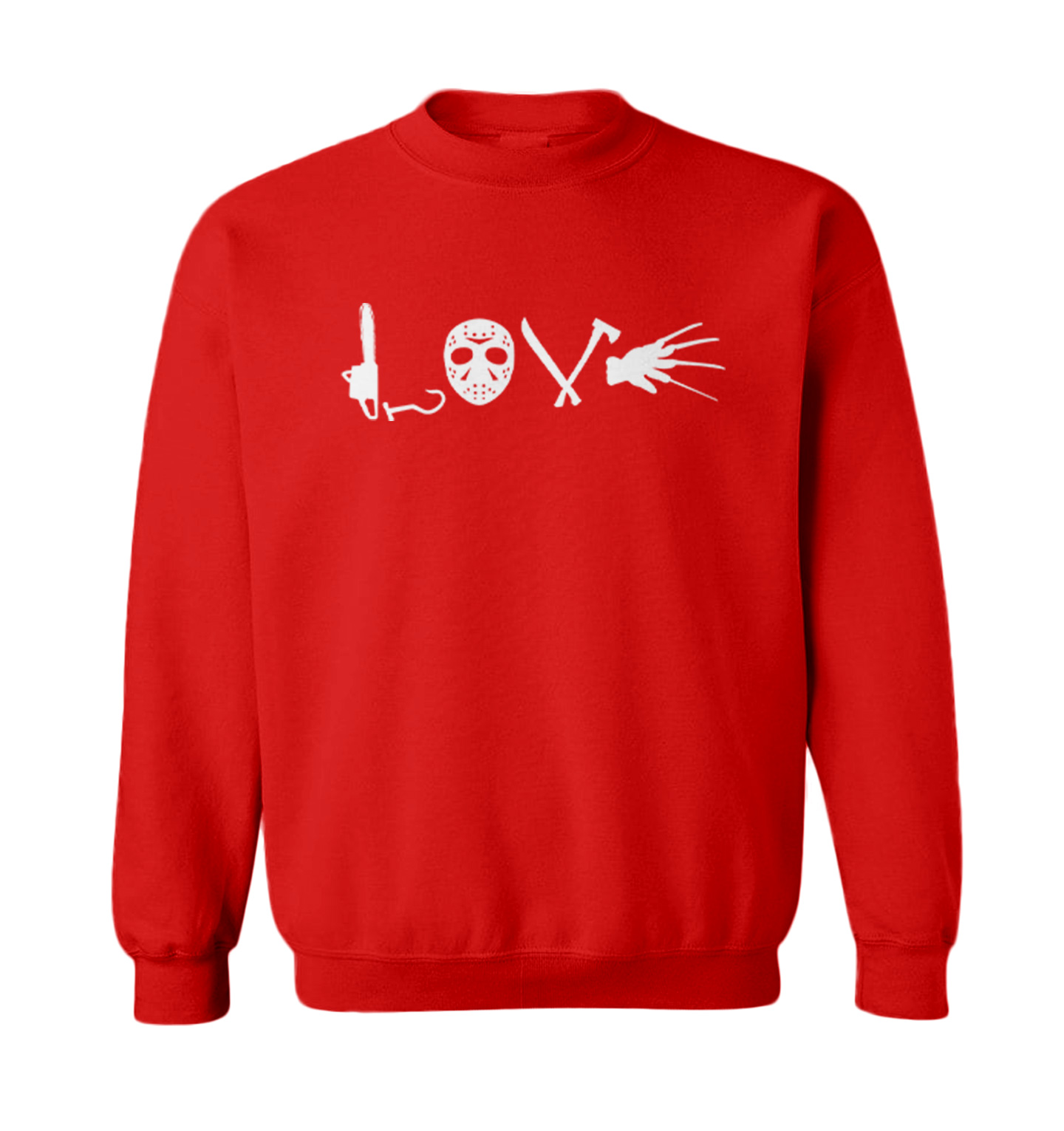 Love Horror Movie Icons - Halloween Slasher Toddler Crewneck Sweater - Picture 7 of 8