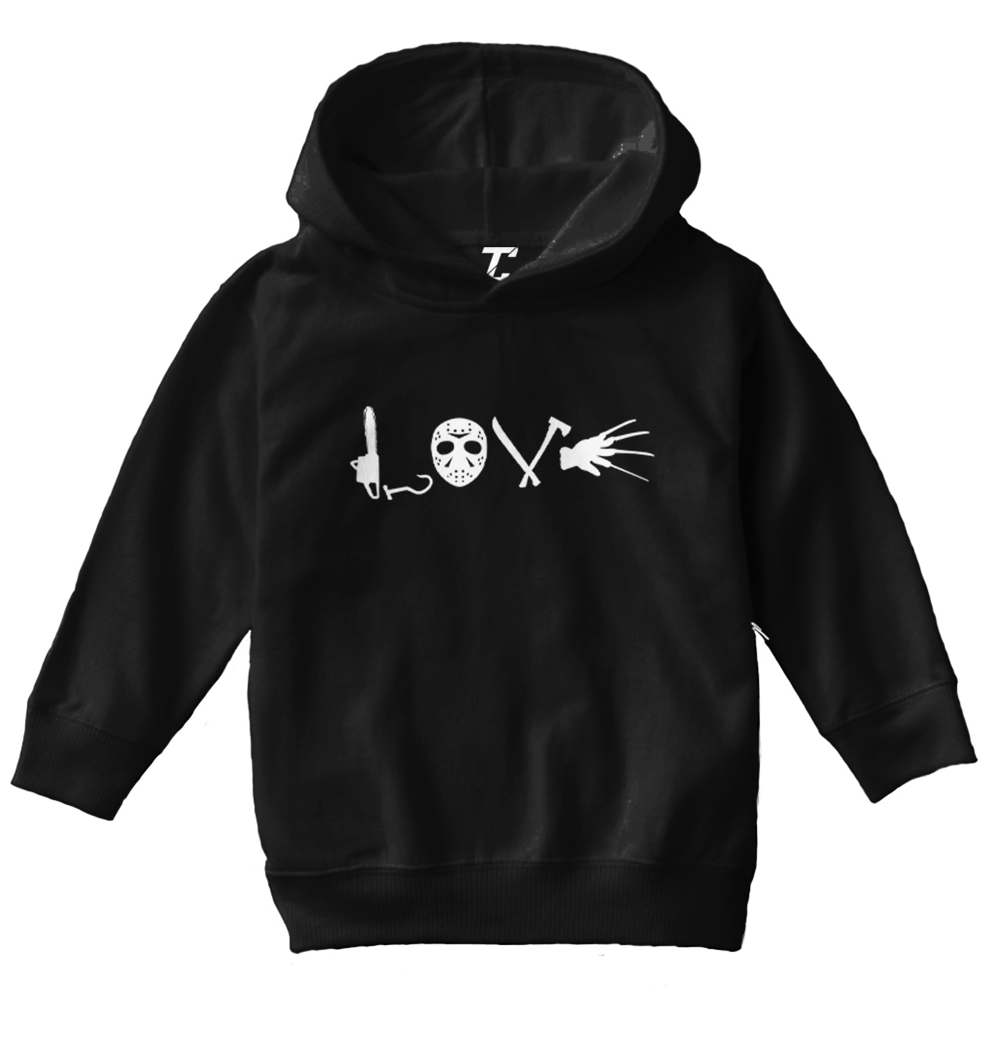 Love Horror Movie Icons - Halloween Slasher Toddler/Youth Hoodie - Picture 2 of 12