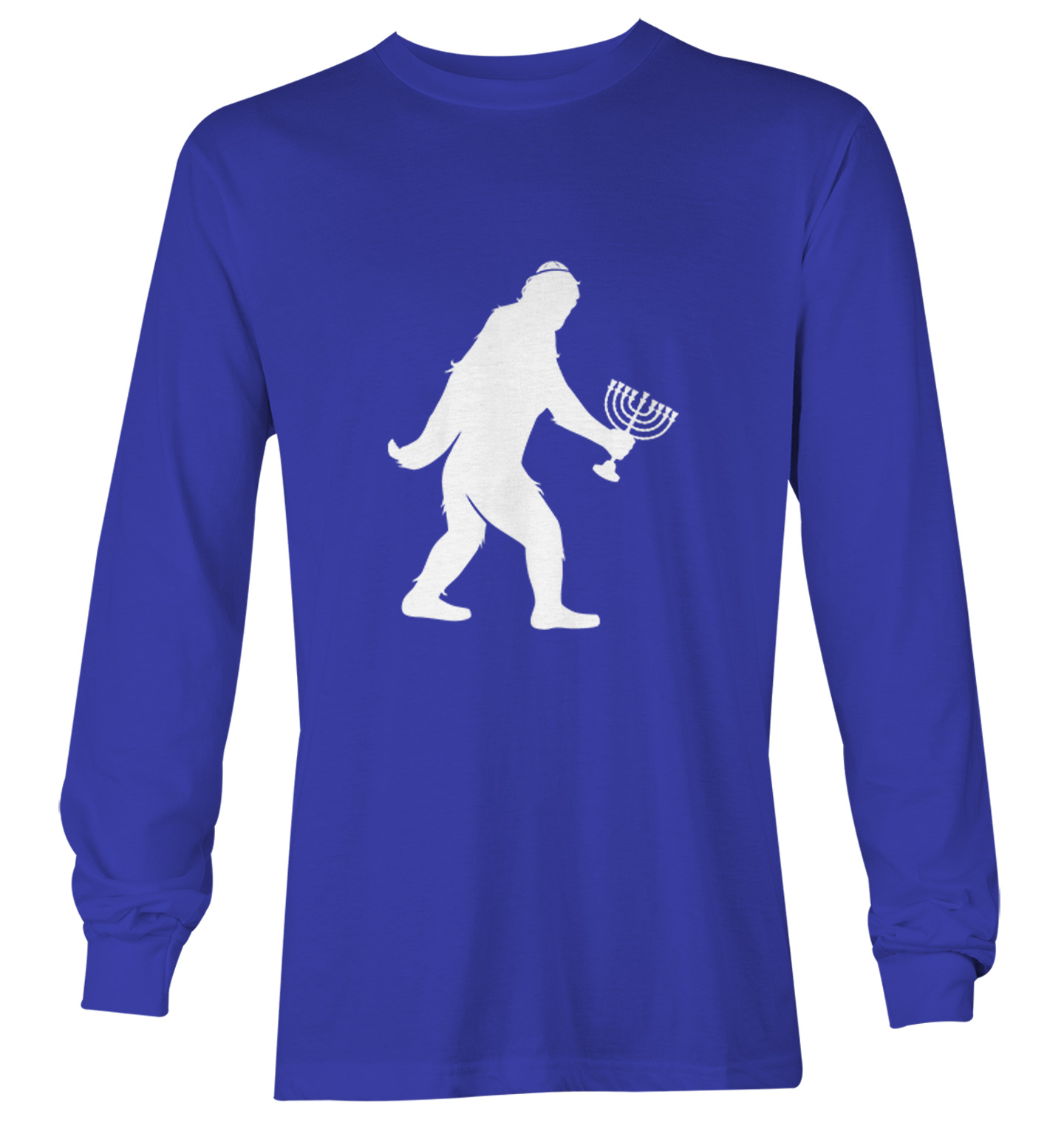 Jewish Bigfoot - Sasquatch Judaism Hanukkah Holiday Youth T-Shirt - Picture 20 of 20