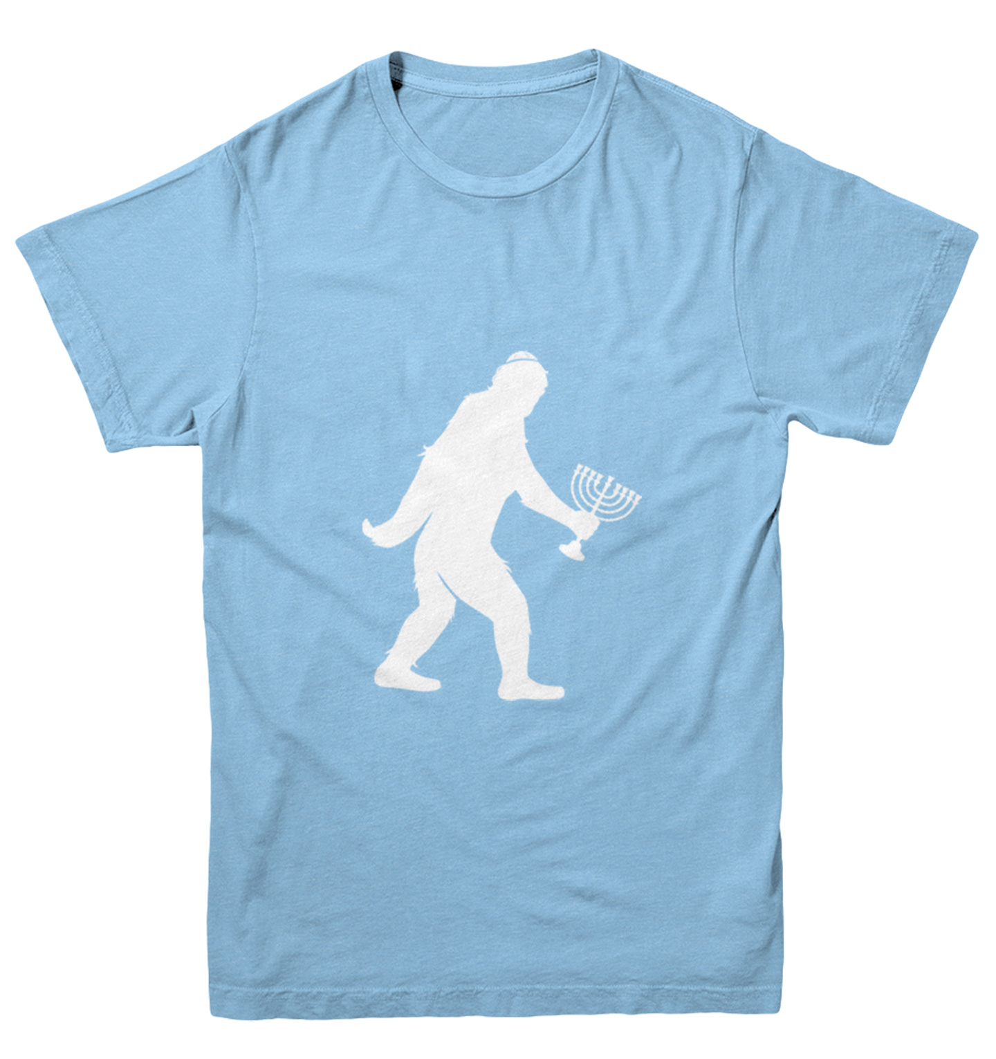 Jewish Bigfoot - Sasquatch Judaism Hanukkah Holiday Youth T-Shirt - Picture 5 of 20