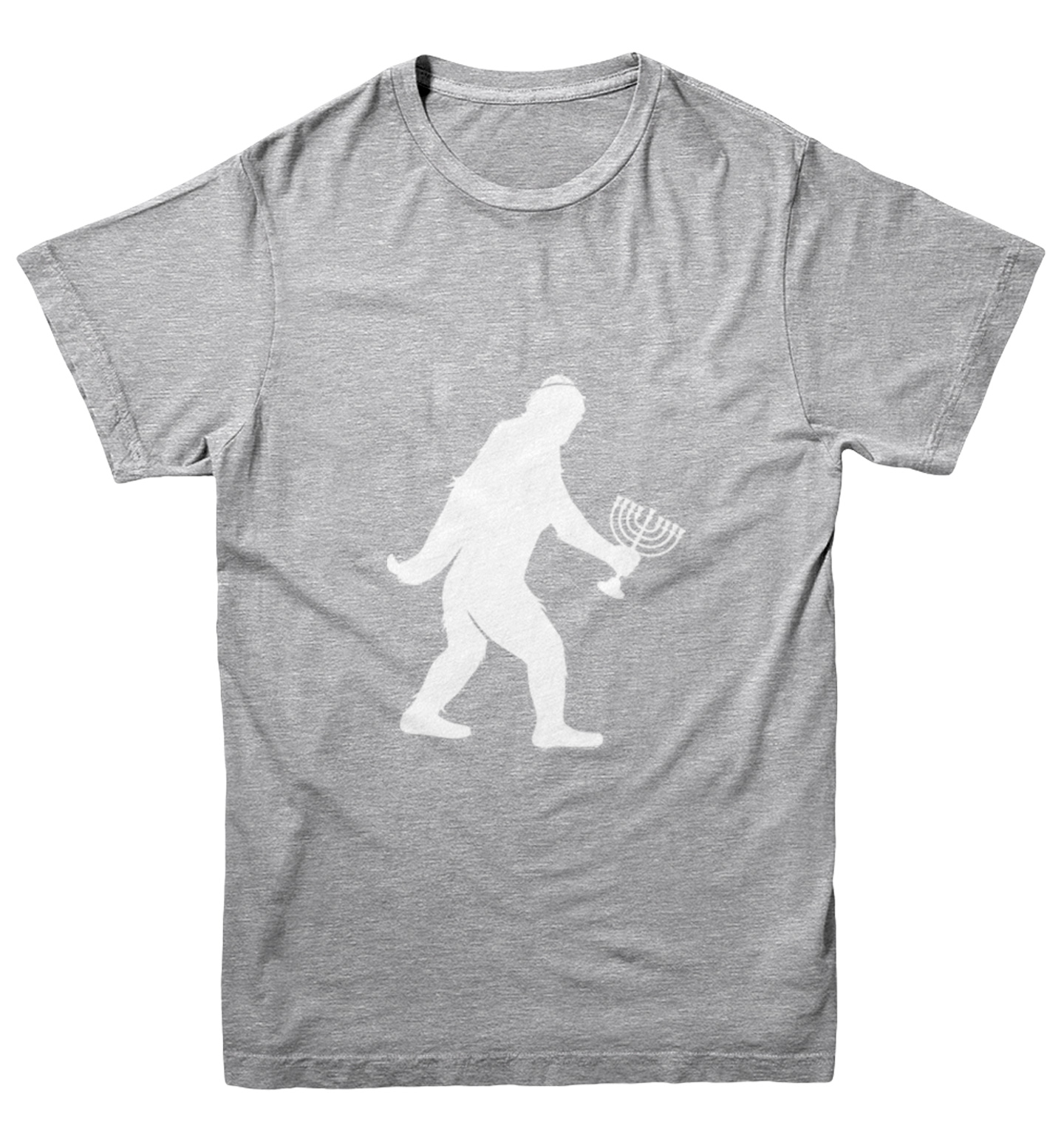 Jewish Bigfoot - Sasquatch Judaism Hanukkah Holiday Youth T-Shirt - Picture 6 of 20