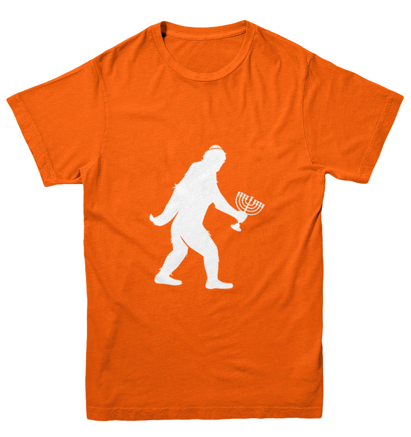 Jewish Bigfoot - Sasquatch Judaism Hanukkah Holiday Youth T-Shirt - Picture 8 of 20